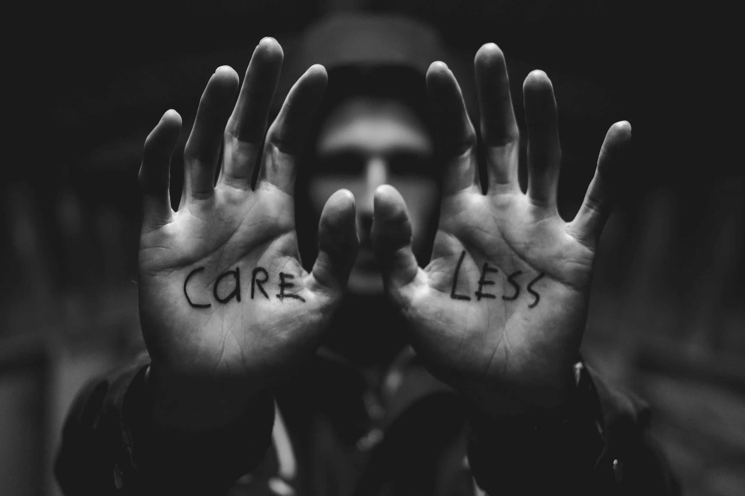 caring less to protect self