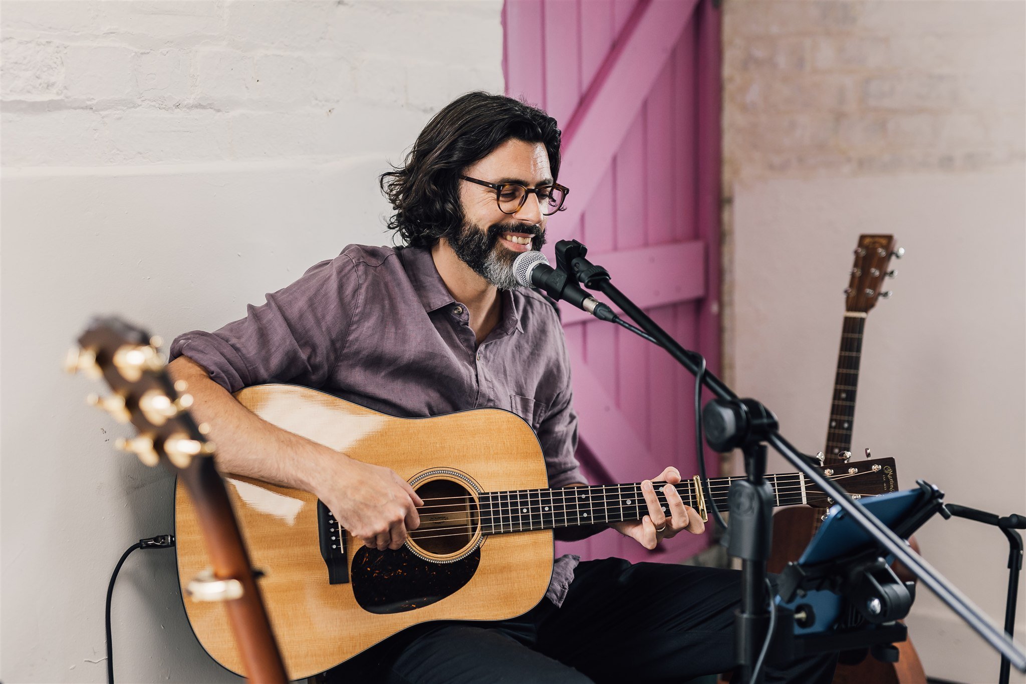 Wilman Playing the guitar