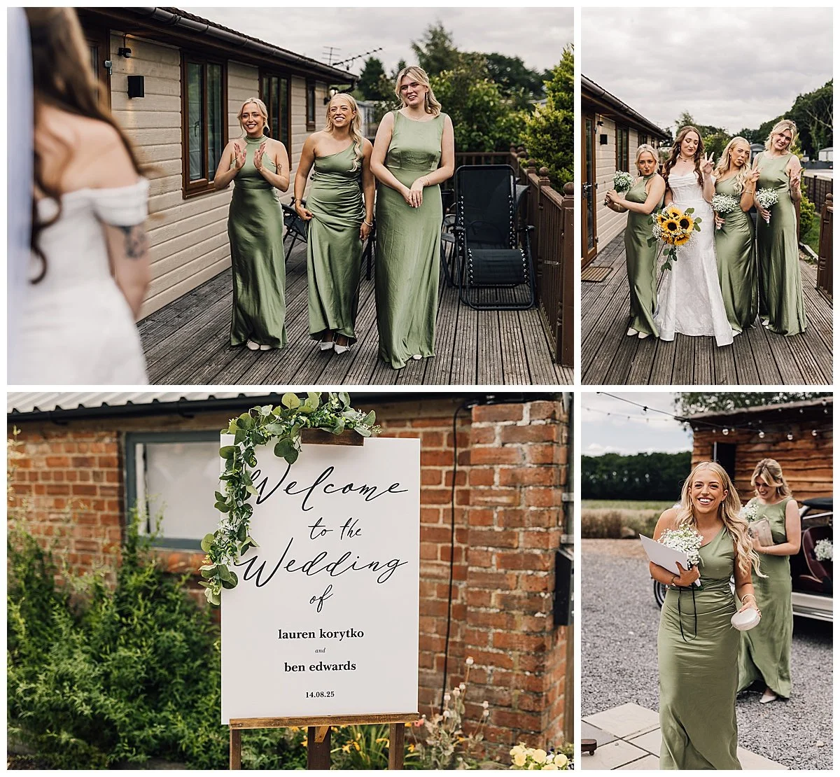 Bridesmaid First look with Bride