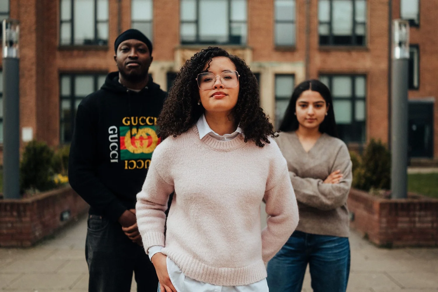 University of Hull students photographed for a branding shoot