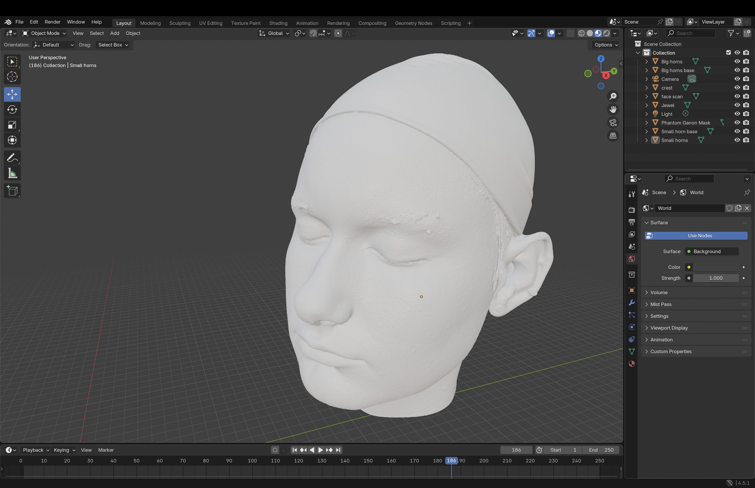 Blender Model of 3D scan