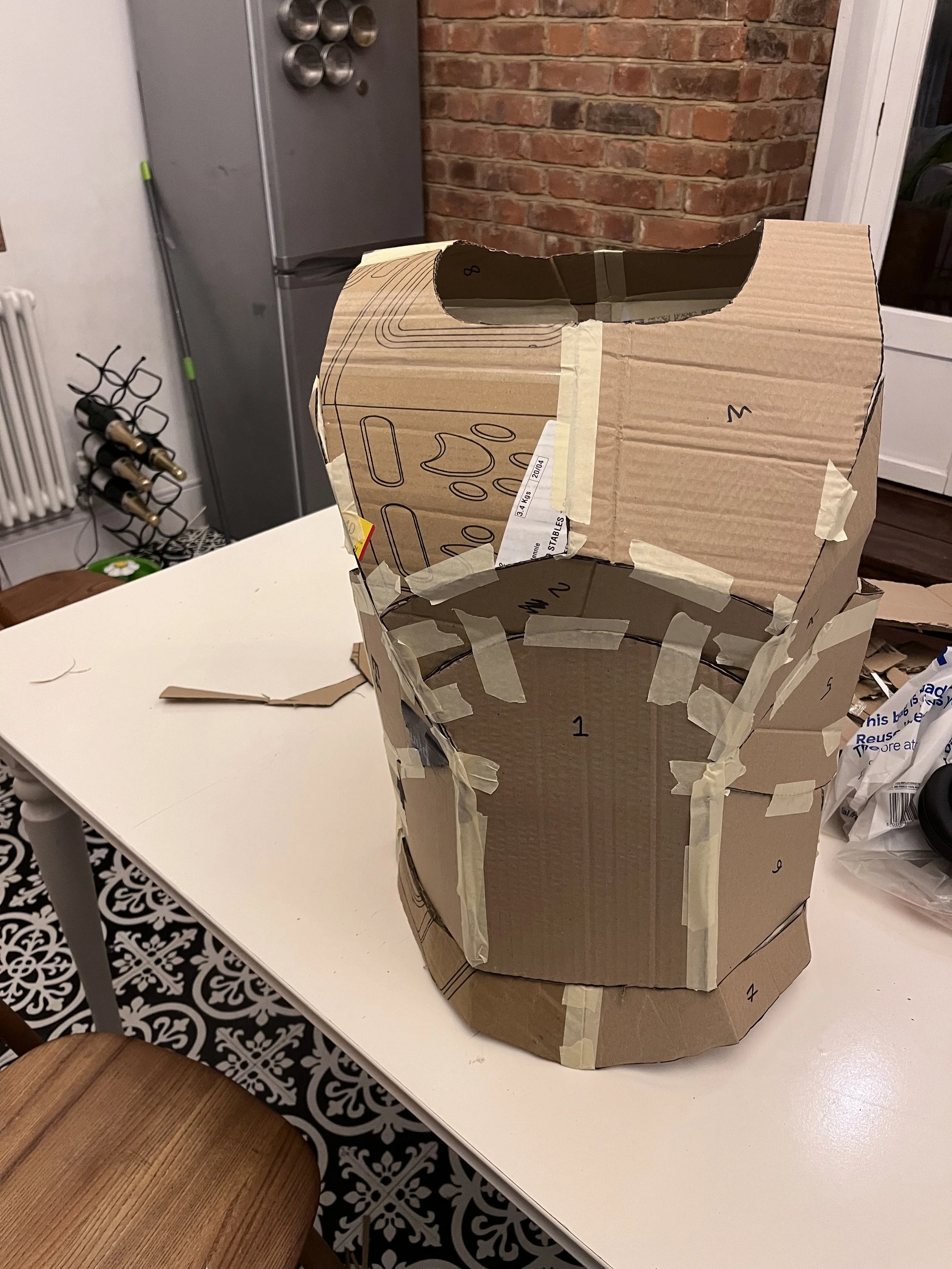 Chest plate maquette 