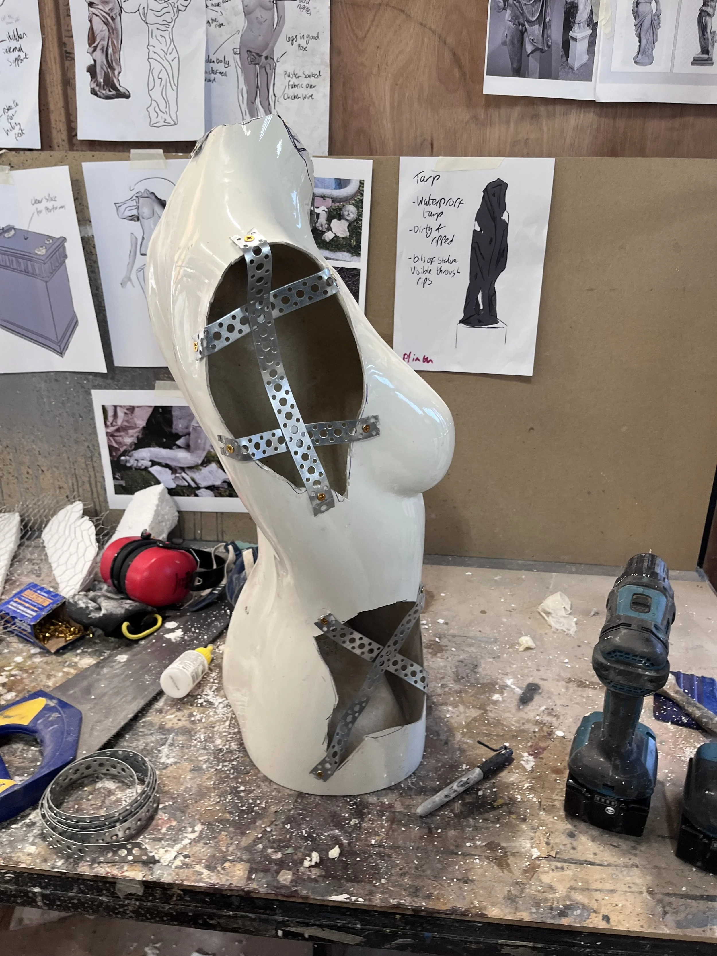 Adapting the mannequins 