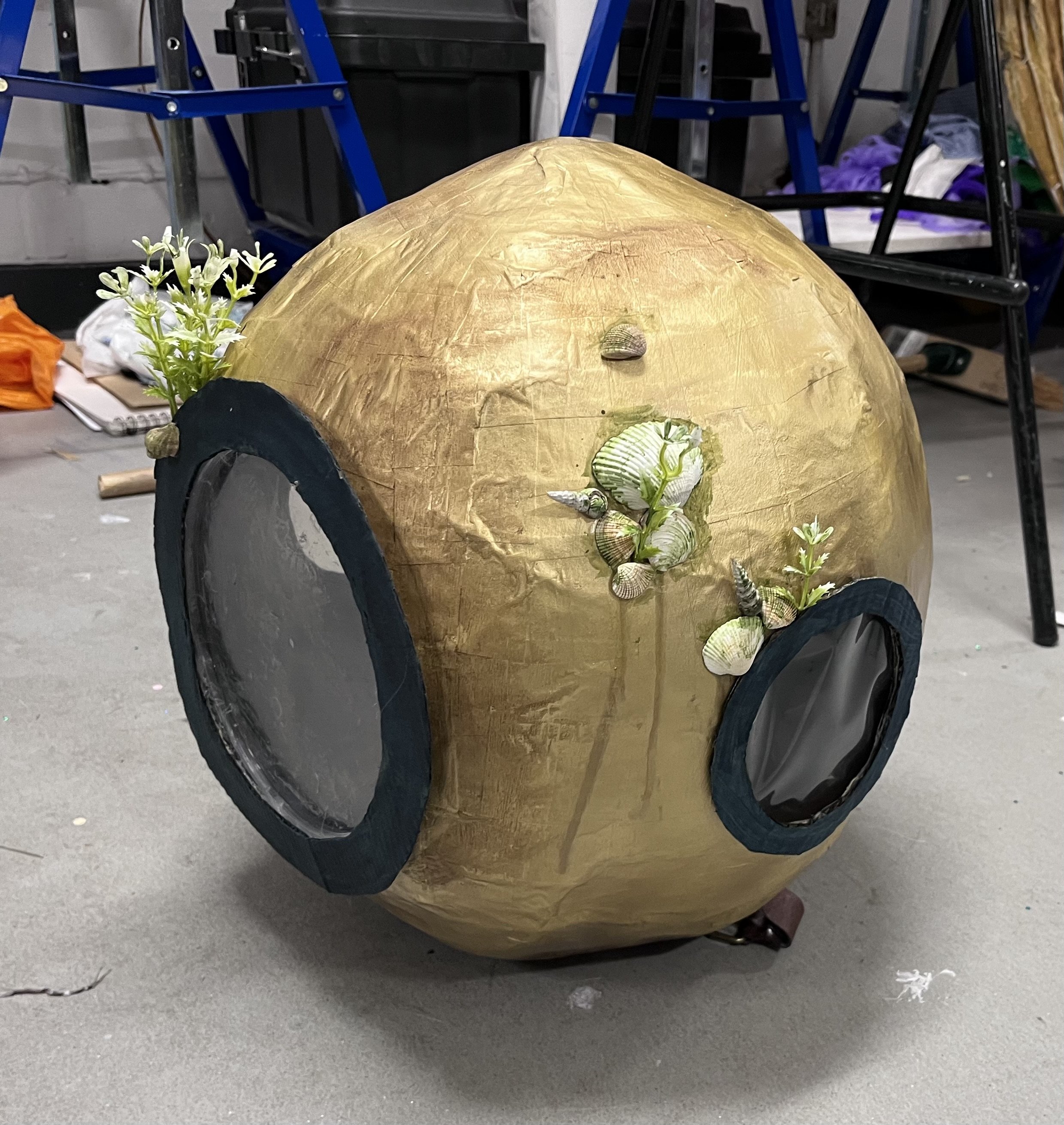 Helmet base decorated