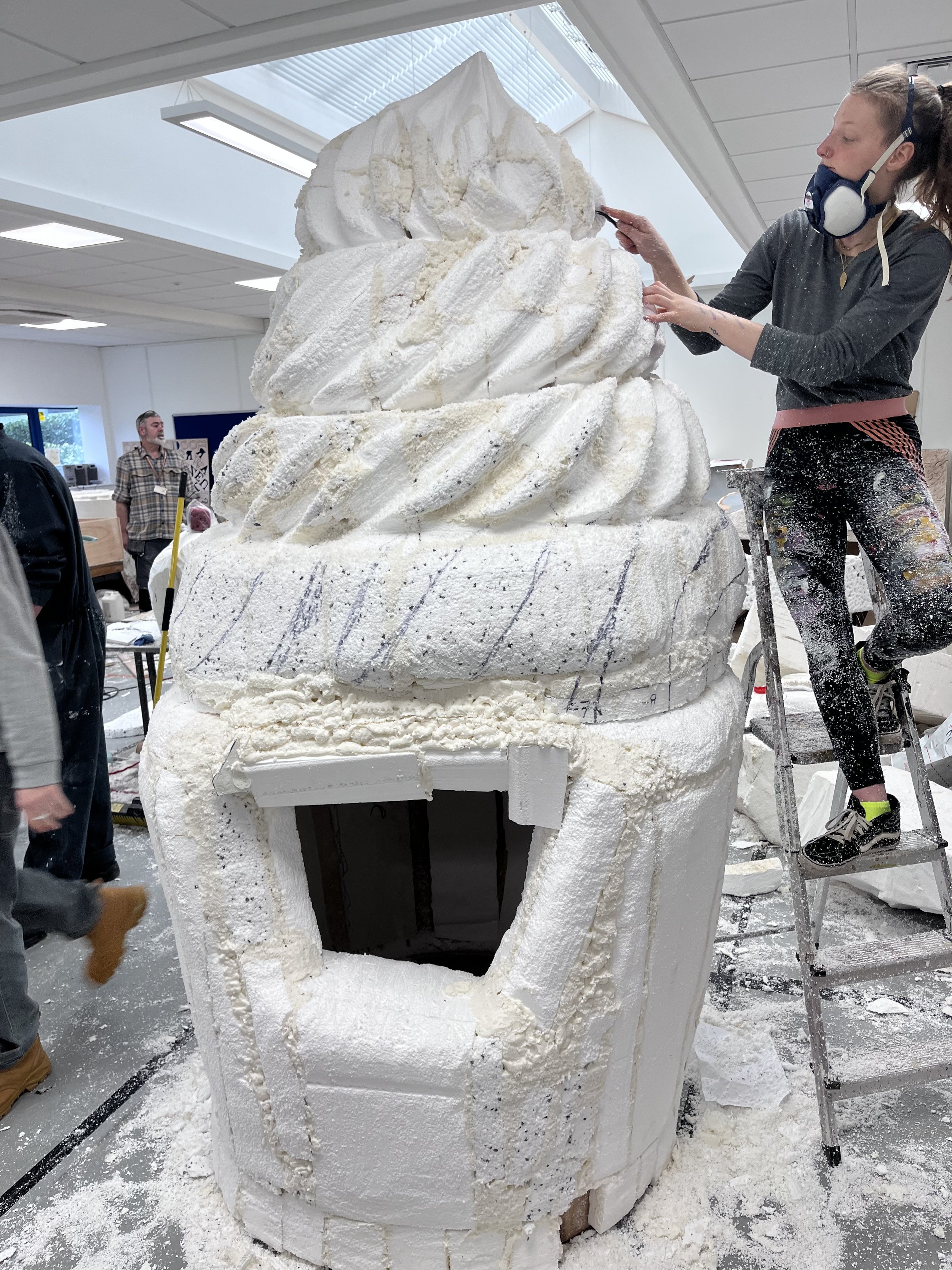 Carving the shape
