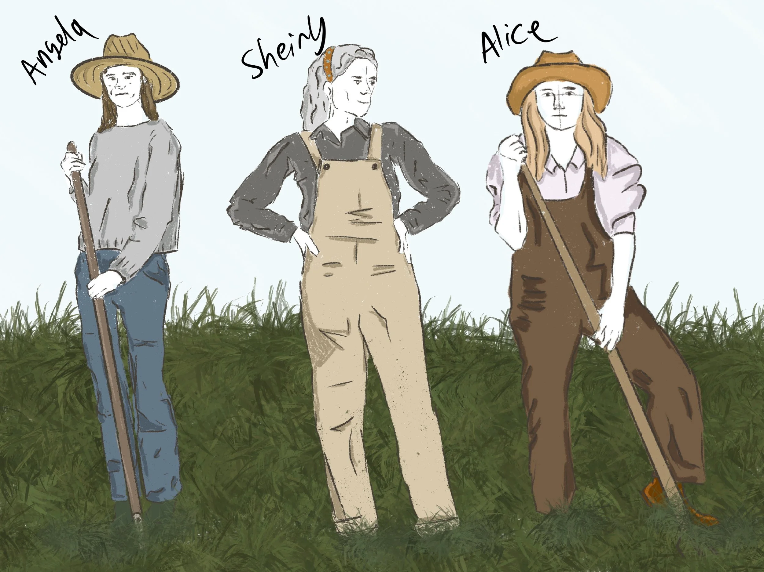 Designs for "Fen" by Caryl Churchill