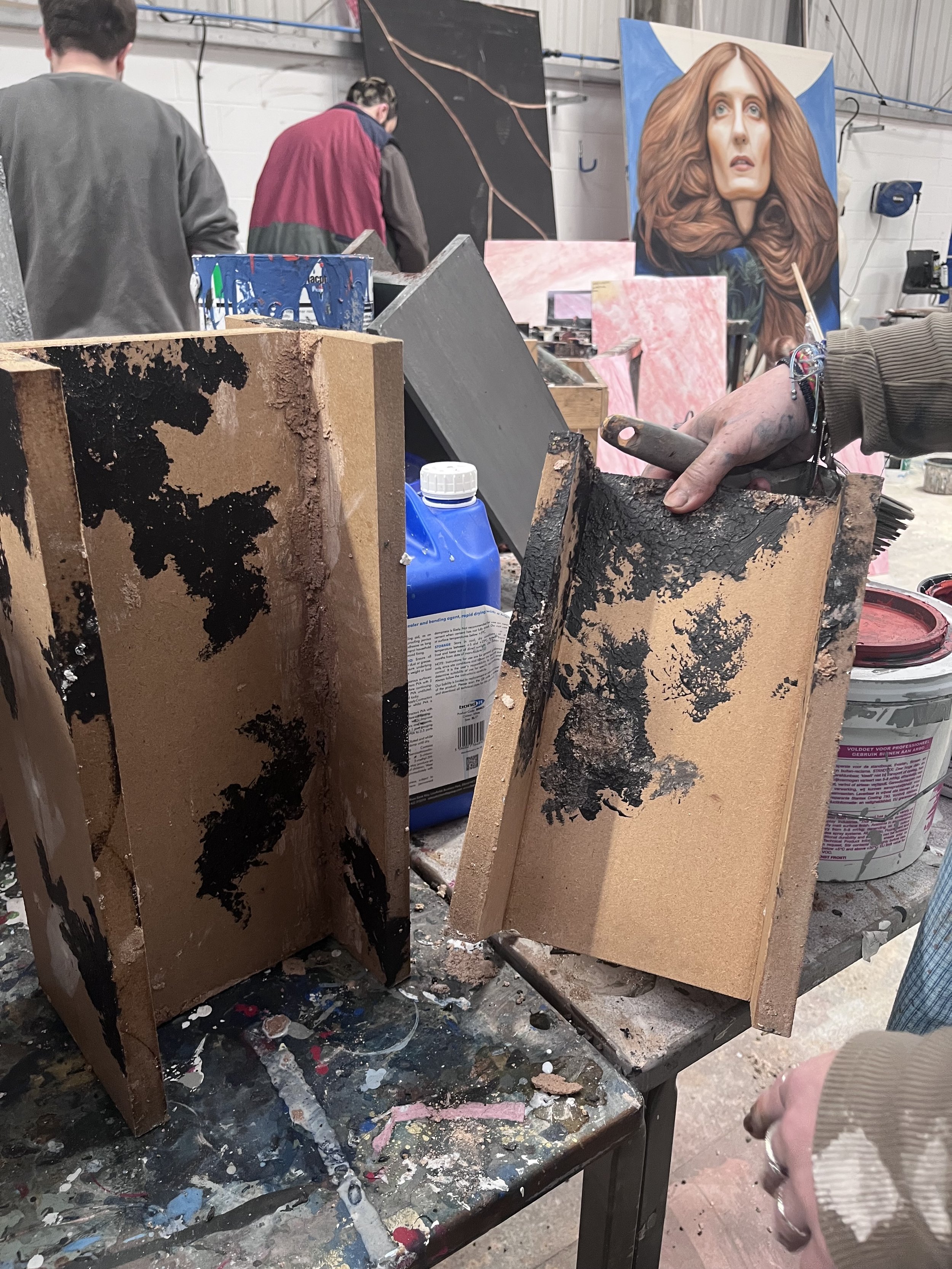 Plaster texturing