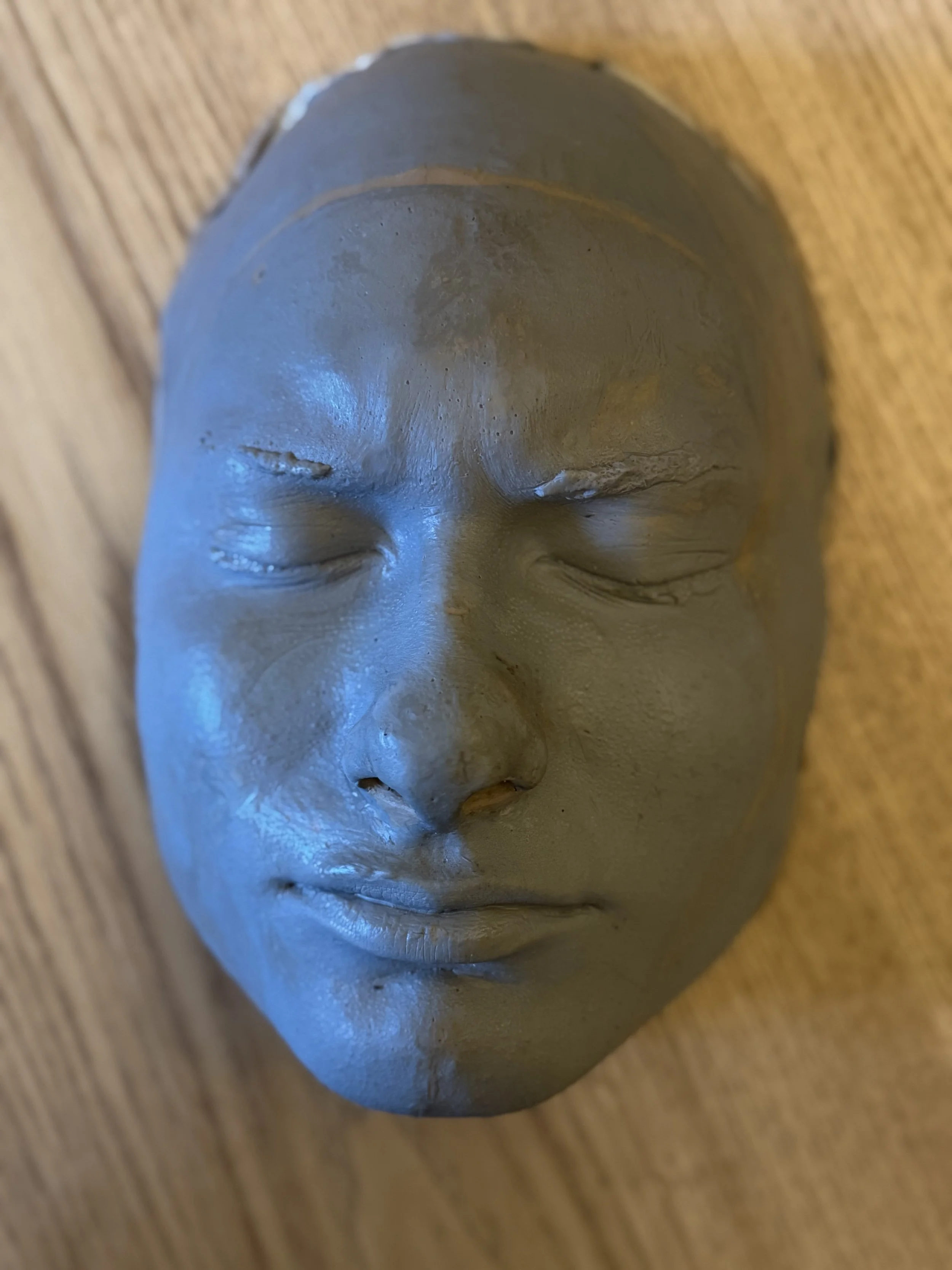 Wax positive from cast