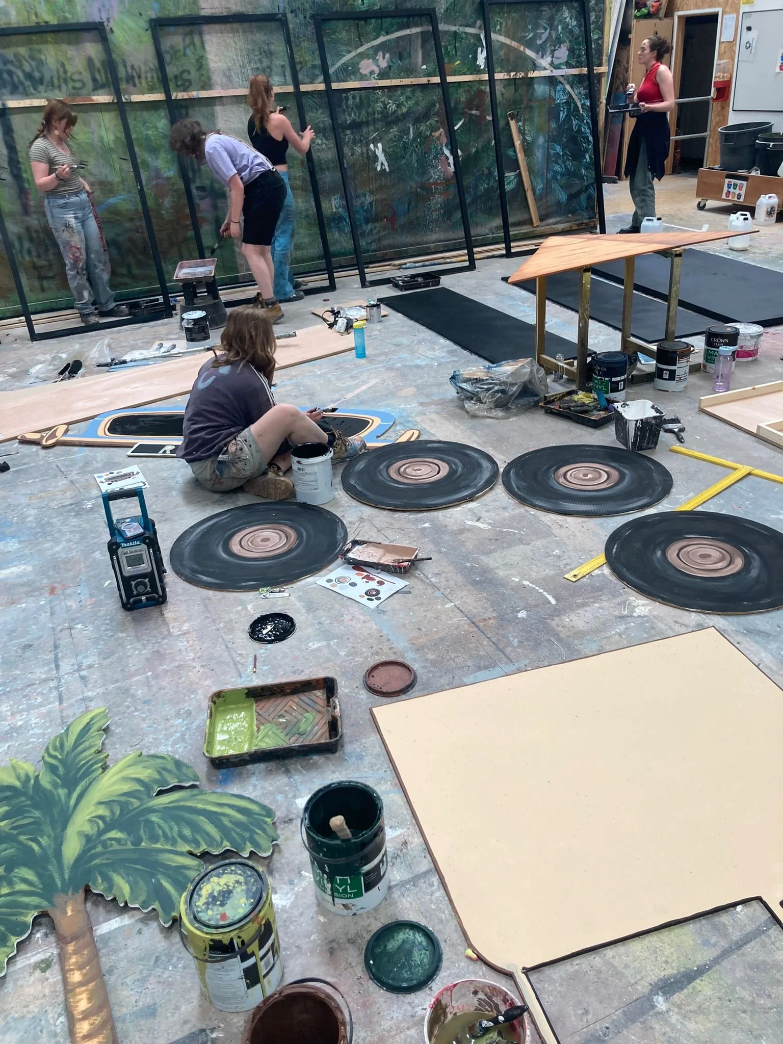 Painting the Twinwall flats