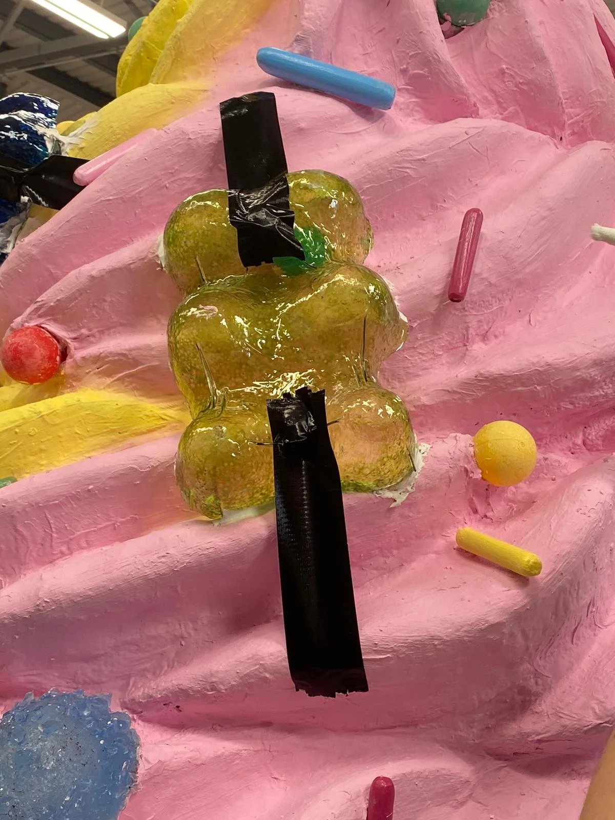 Positioning the sweets