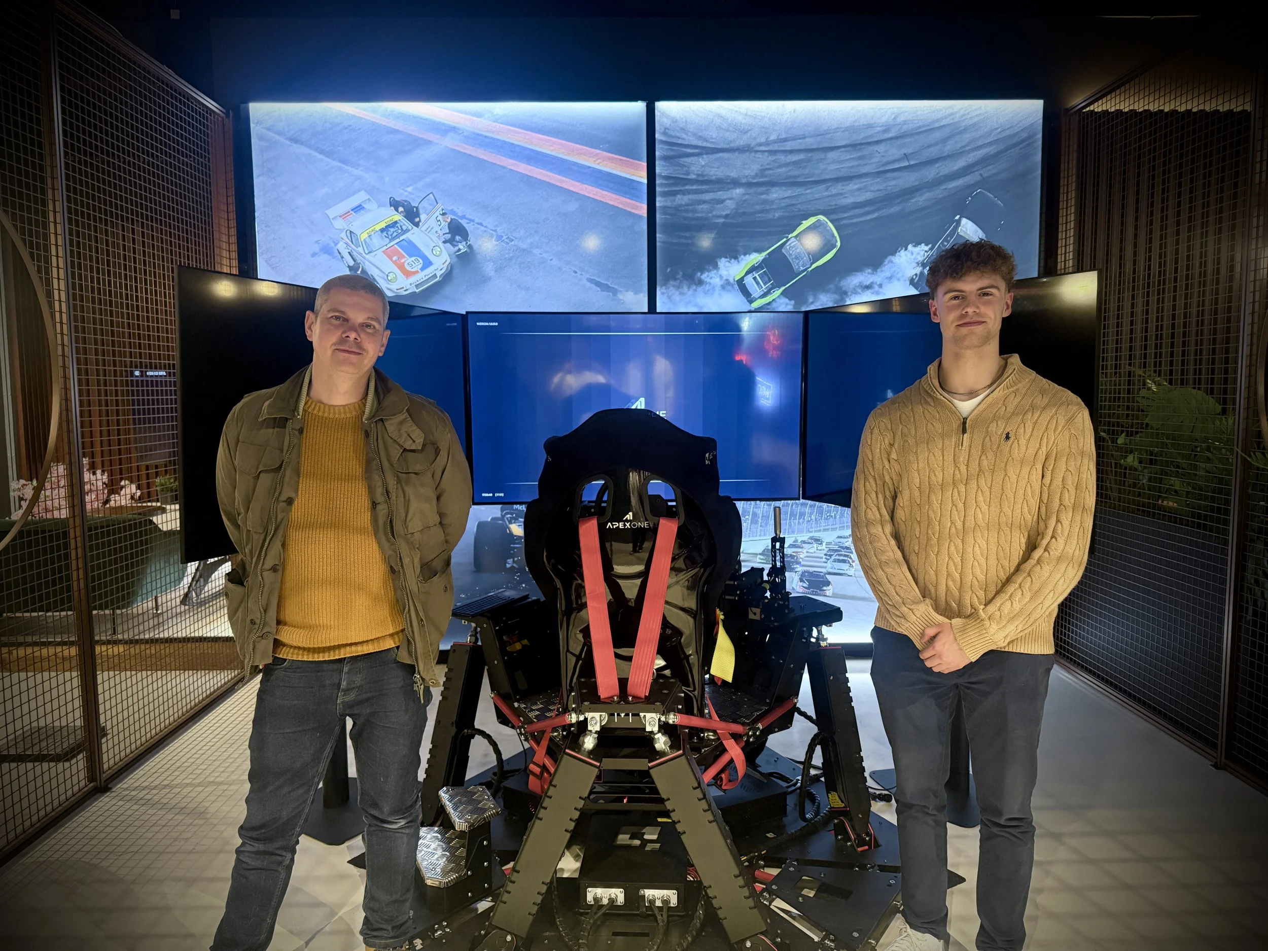 Graeme and Kieran in Wroclaw at Apex One