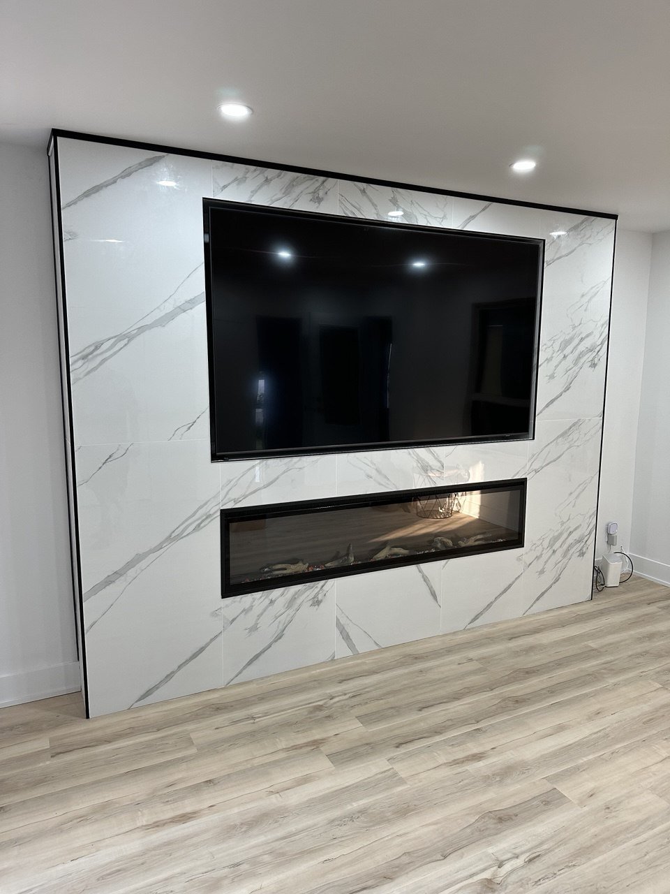 Custom TV Feature Wall – Toronto, ON