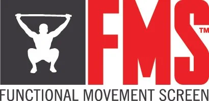 Logo FSC avec un symbole d'exercice physique et le texte "FMS" et "Functional Movement Screen"