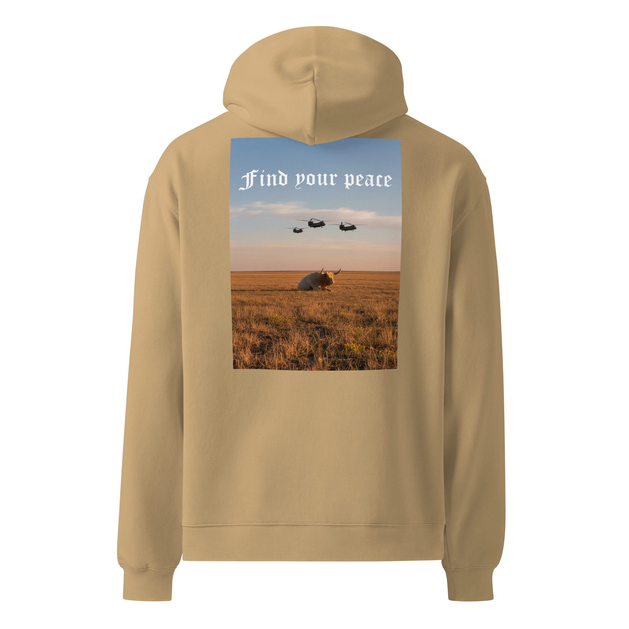 Find Your Peace Oversized Hoodie
