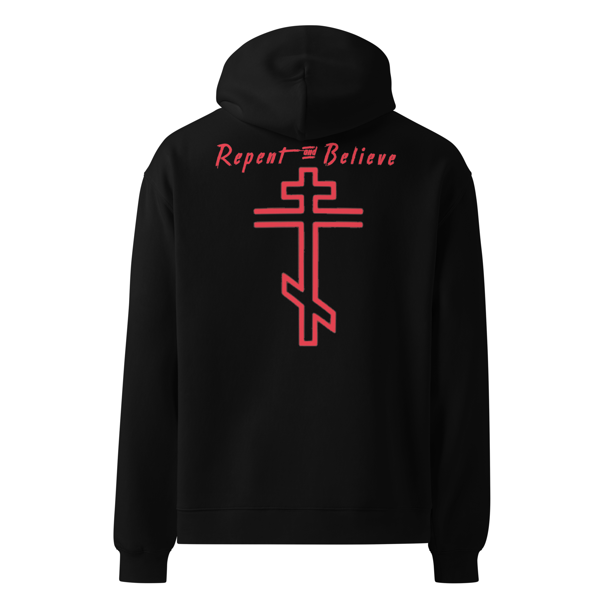 Repent and Believe Oversized Hoodie V2