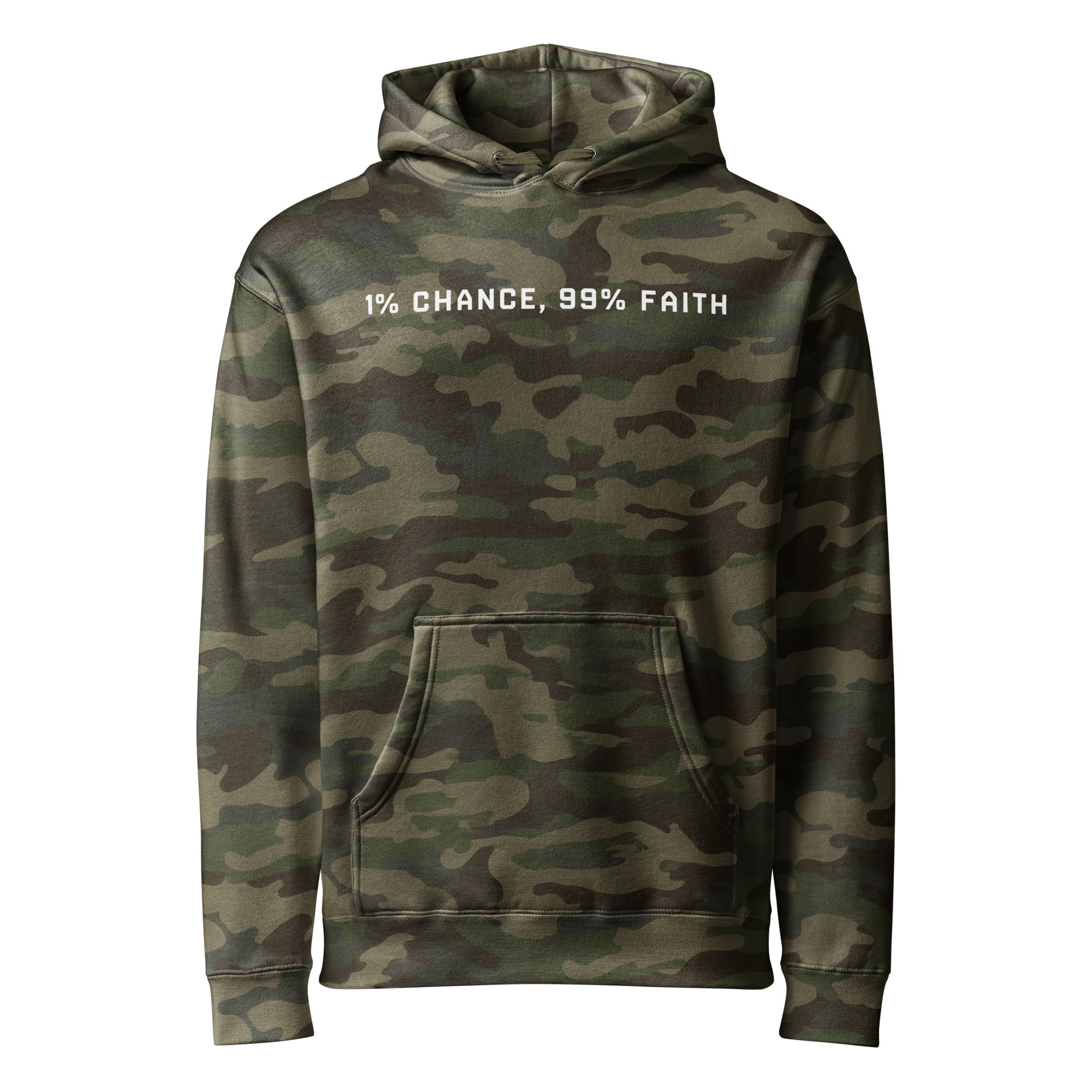 1% Chance, 99% Faith Hoodie