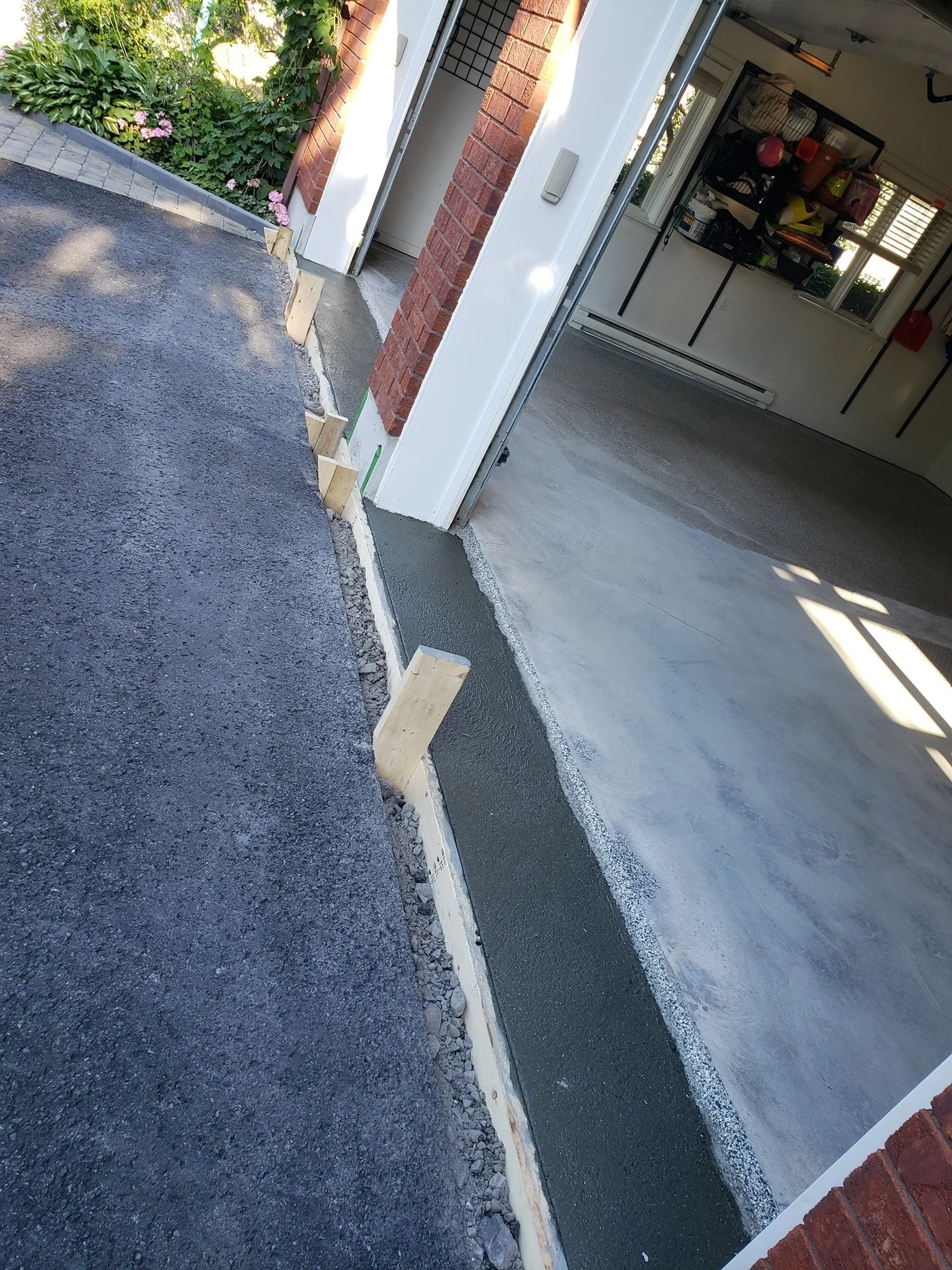 réparation béton garage