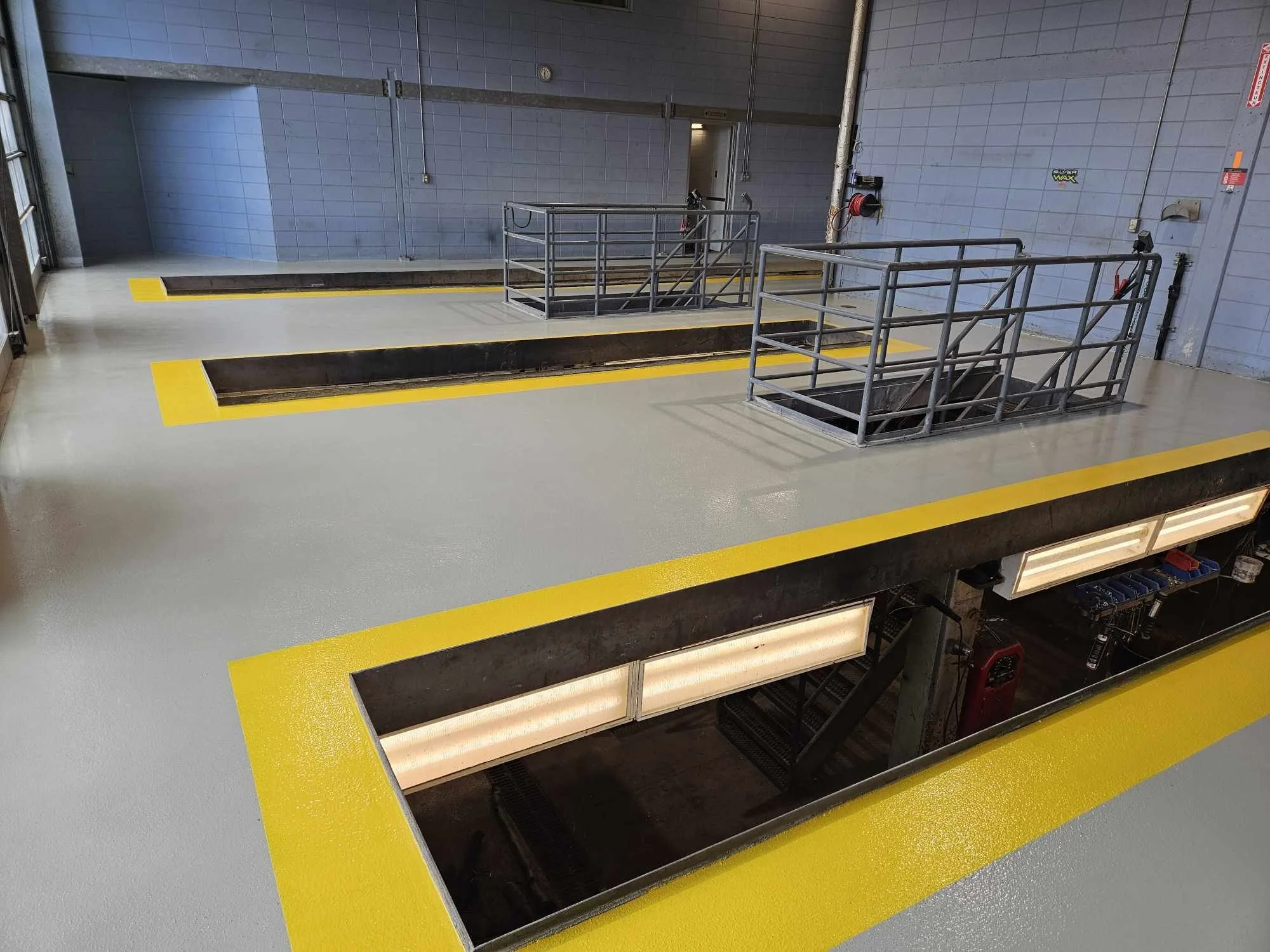 plancher garage commercial