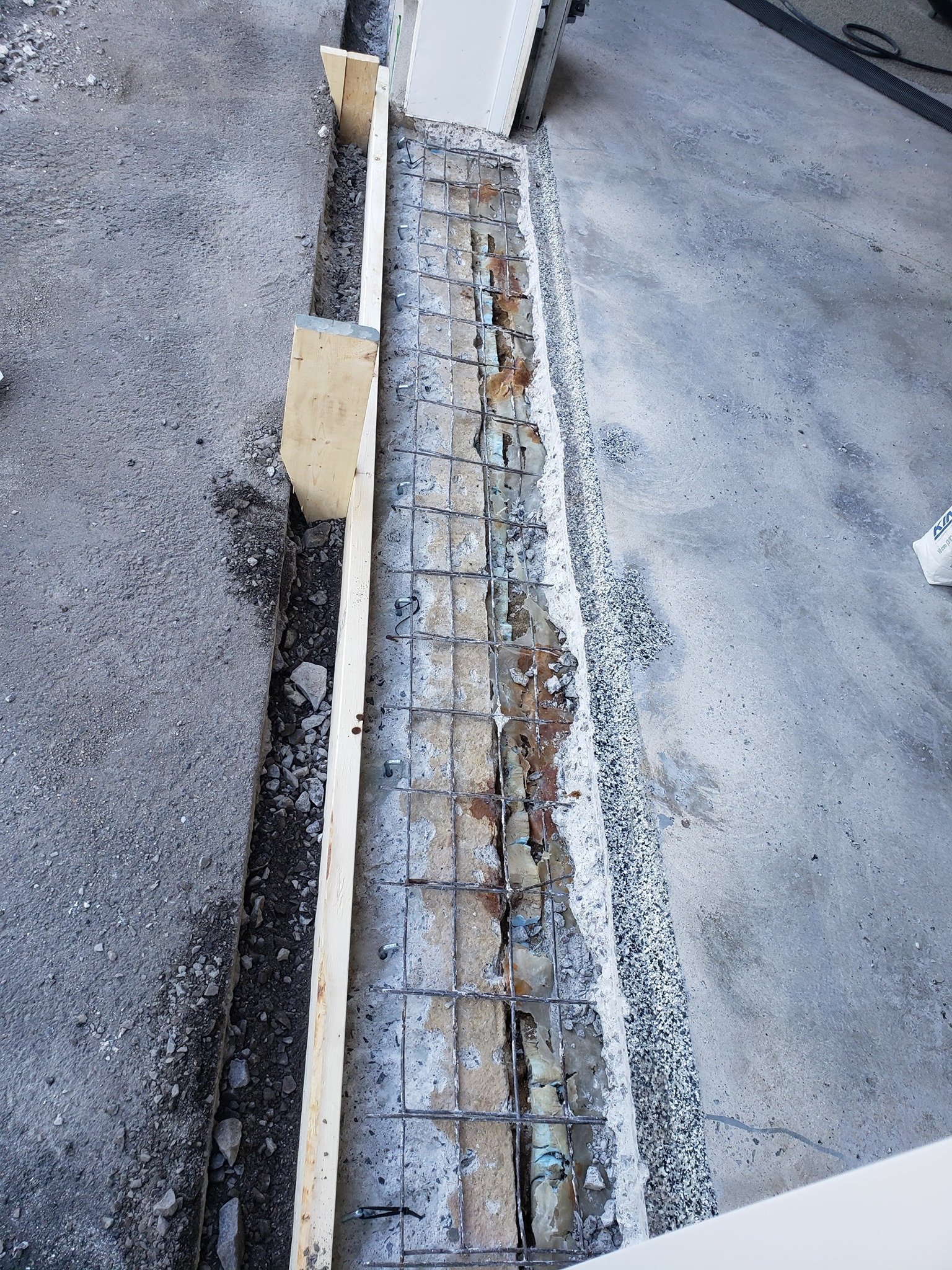 réparation béton garage