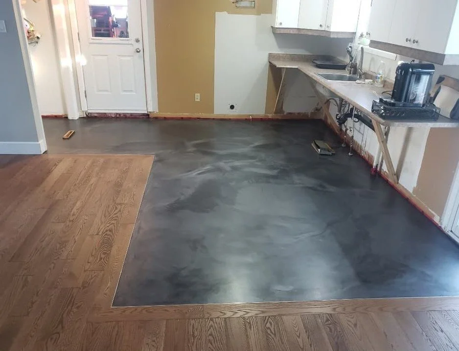 plancher epoxy cuisine