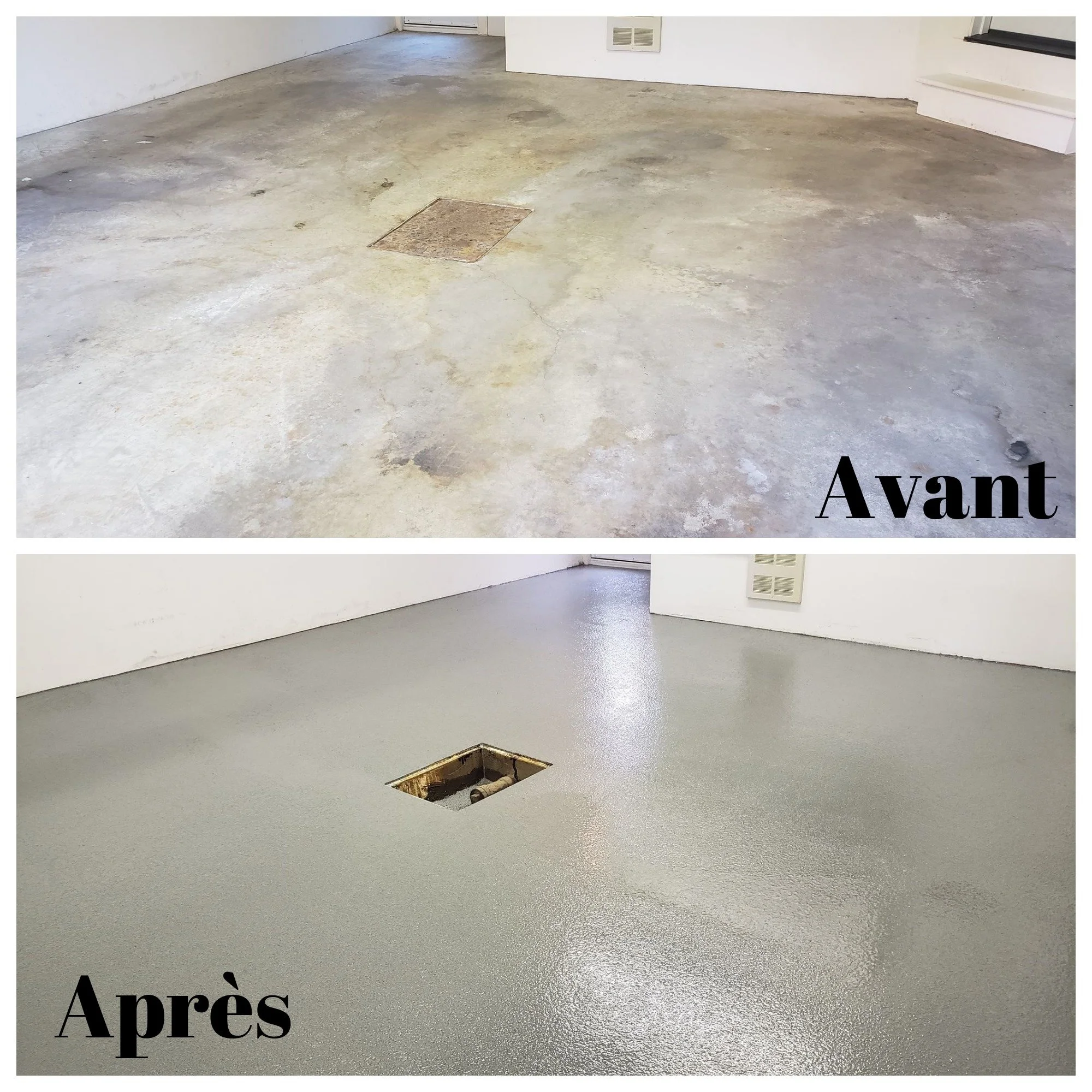 Garage avant/après