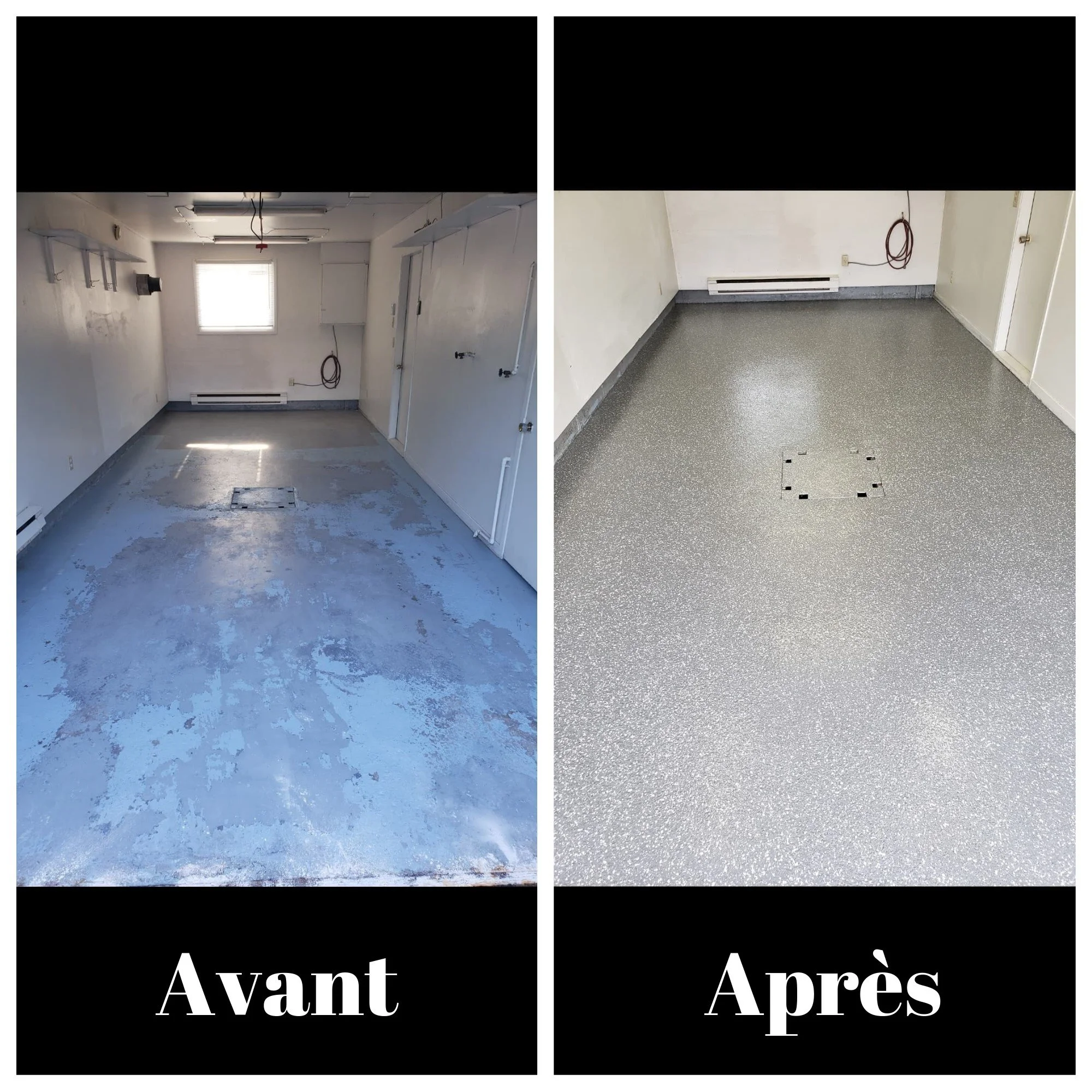 Garage avant/après
