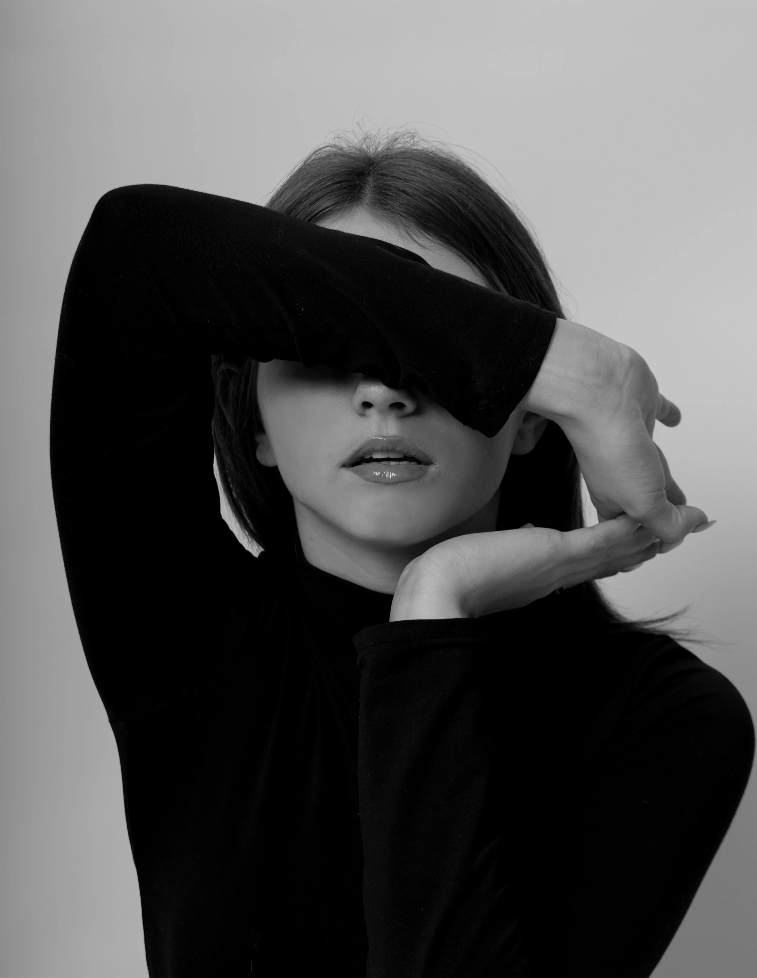 artistic stock photo of a woman posing