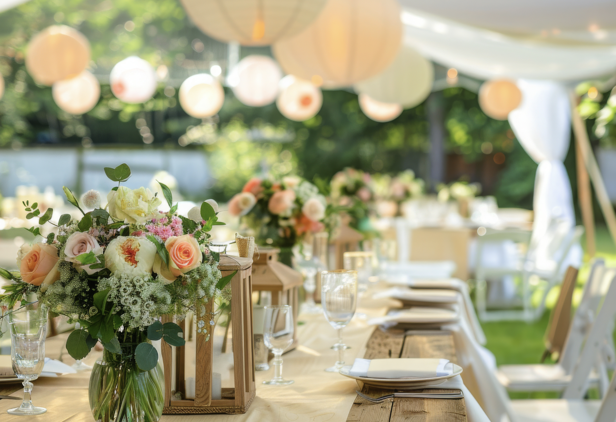 wedding party event decoration