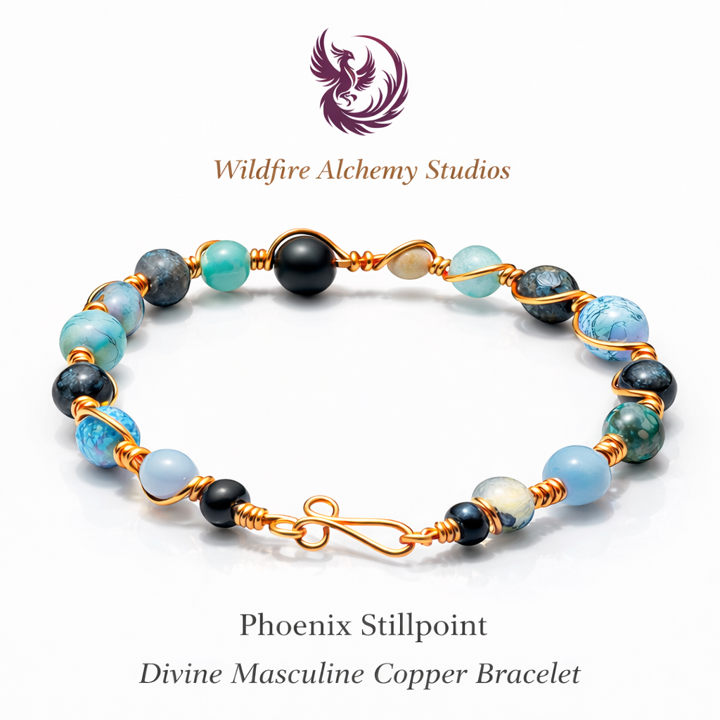 Phoenix Stillpoint Divine Masculine — The Grounded Flame