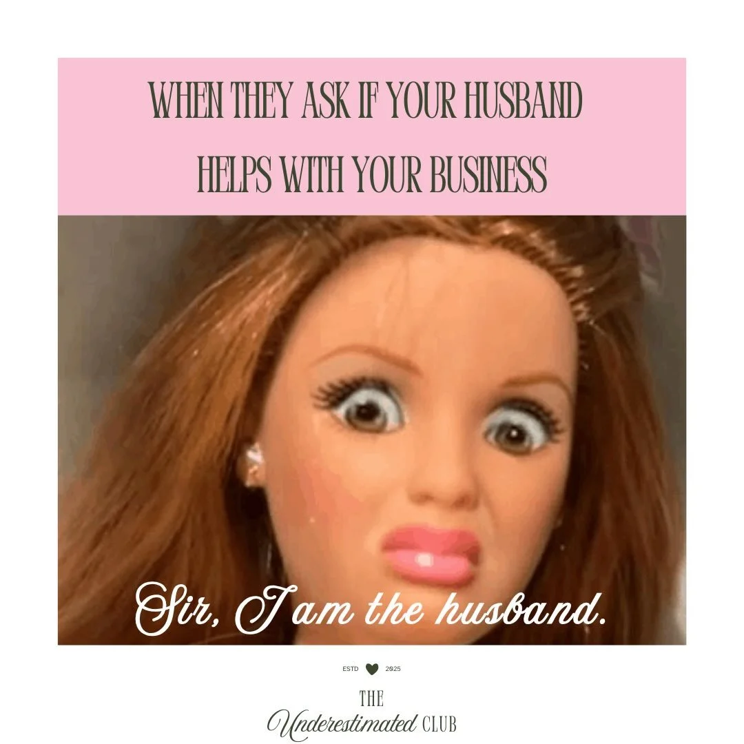 The audacity of assuming a woman running a company must have a man behind it.

Spoiler: there isn&rsquo;t 💁🏼&zwj;♀️