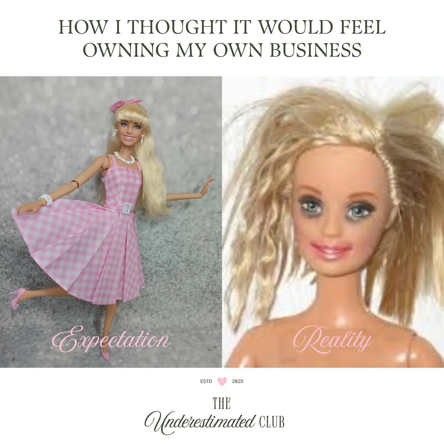 Be your own boss, they said.

They conveniently forgot to mention you&rsquo;d also be:

⭐️ Accounting 
⭐️ HR
⭐️ Customer Service 
⭐️ Therapist

All while barely holding it together with negative $18.00 in your bank account. 

Here&rsquo;s to figuring