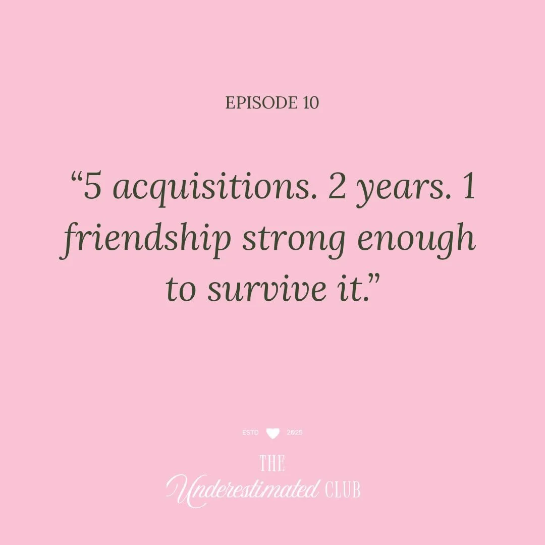 Five acquisitions. Two years. One friendship strong enough to survive it all. 🤝

The ladies of @atlasyorkinsurance didn&rsquo;t just build a business &mdash; they built an empire on trust. 

In Episode 10, they get real about scaling fast without lo