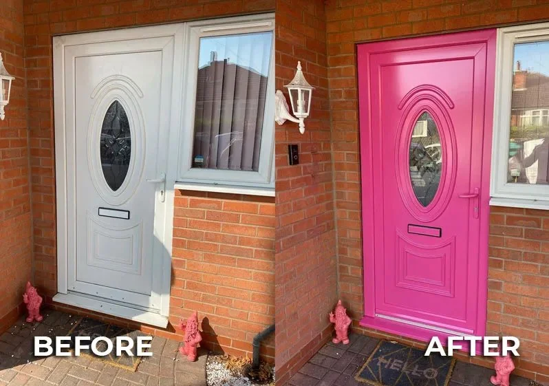 Can I paint my uPVC door?