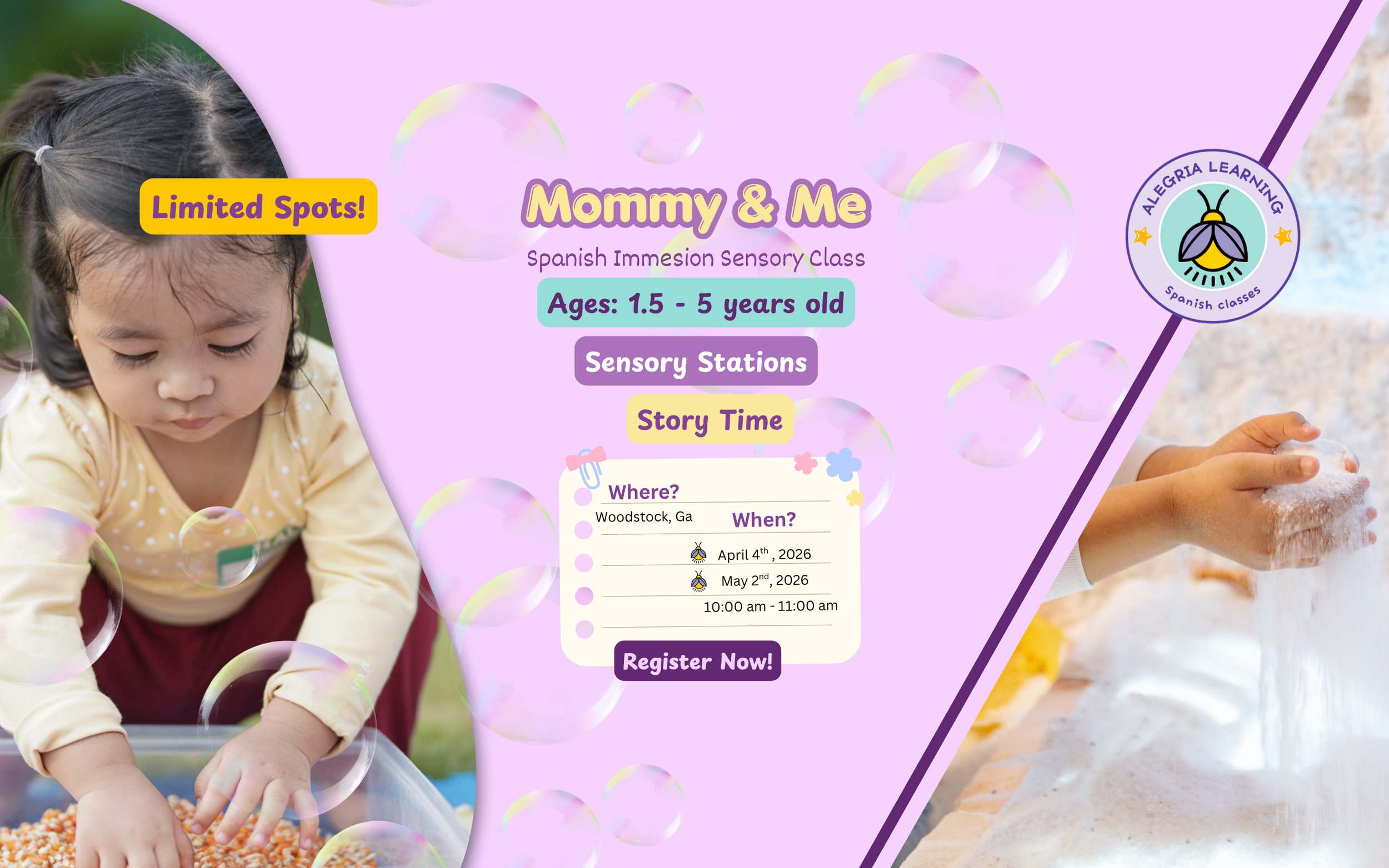 Mommy and me toddler sensory class