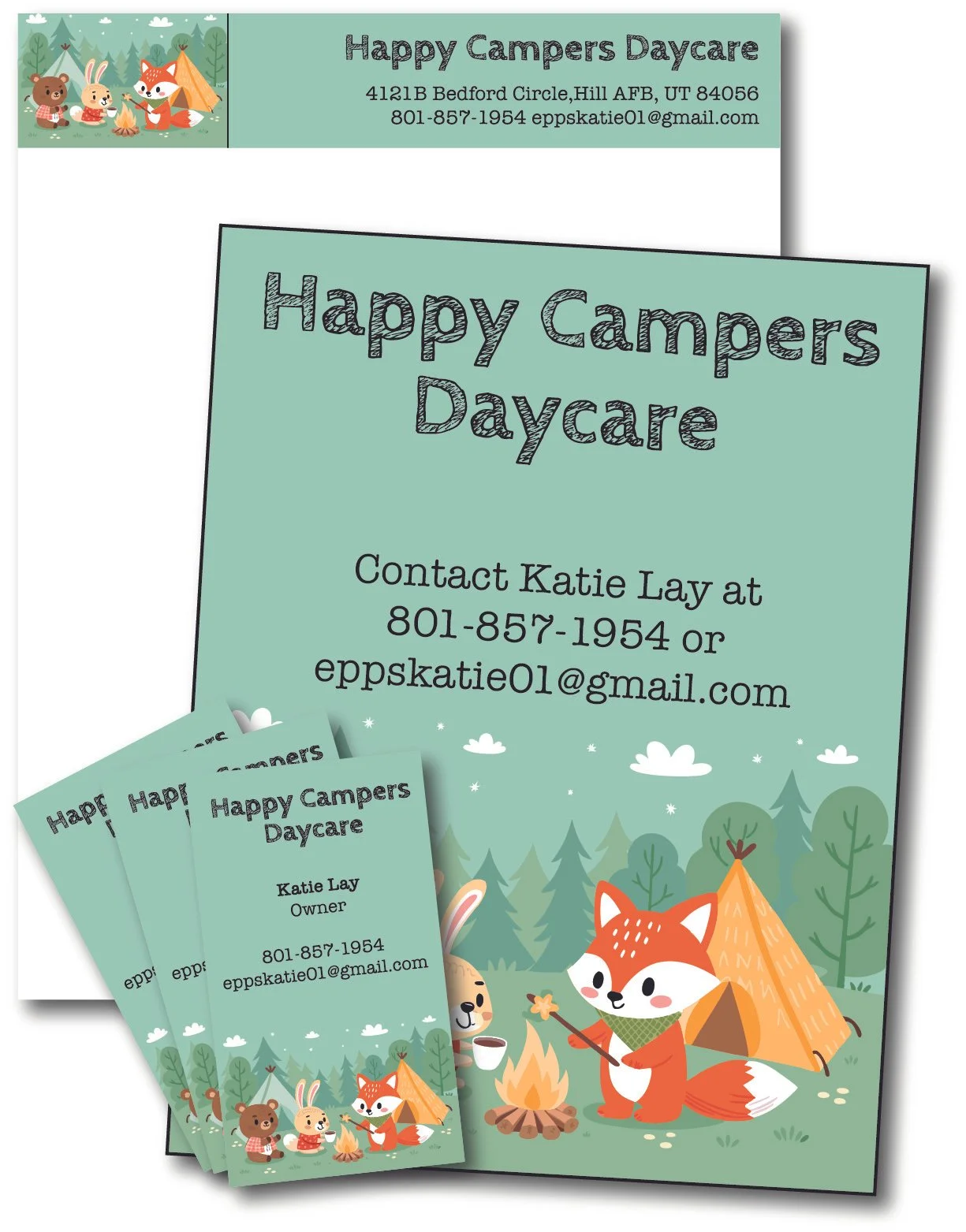 Stationery design, business card design, invoice design