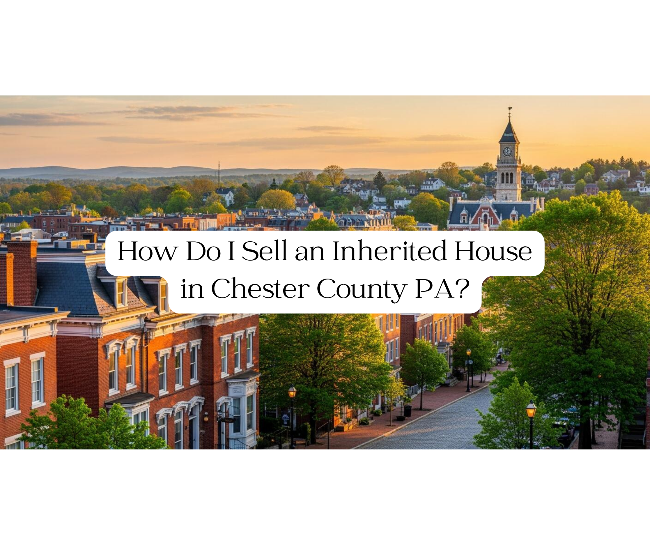 How Do I Sell an Inherited House in Chester County PA? Do I Need a Probate Specialist?