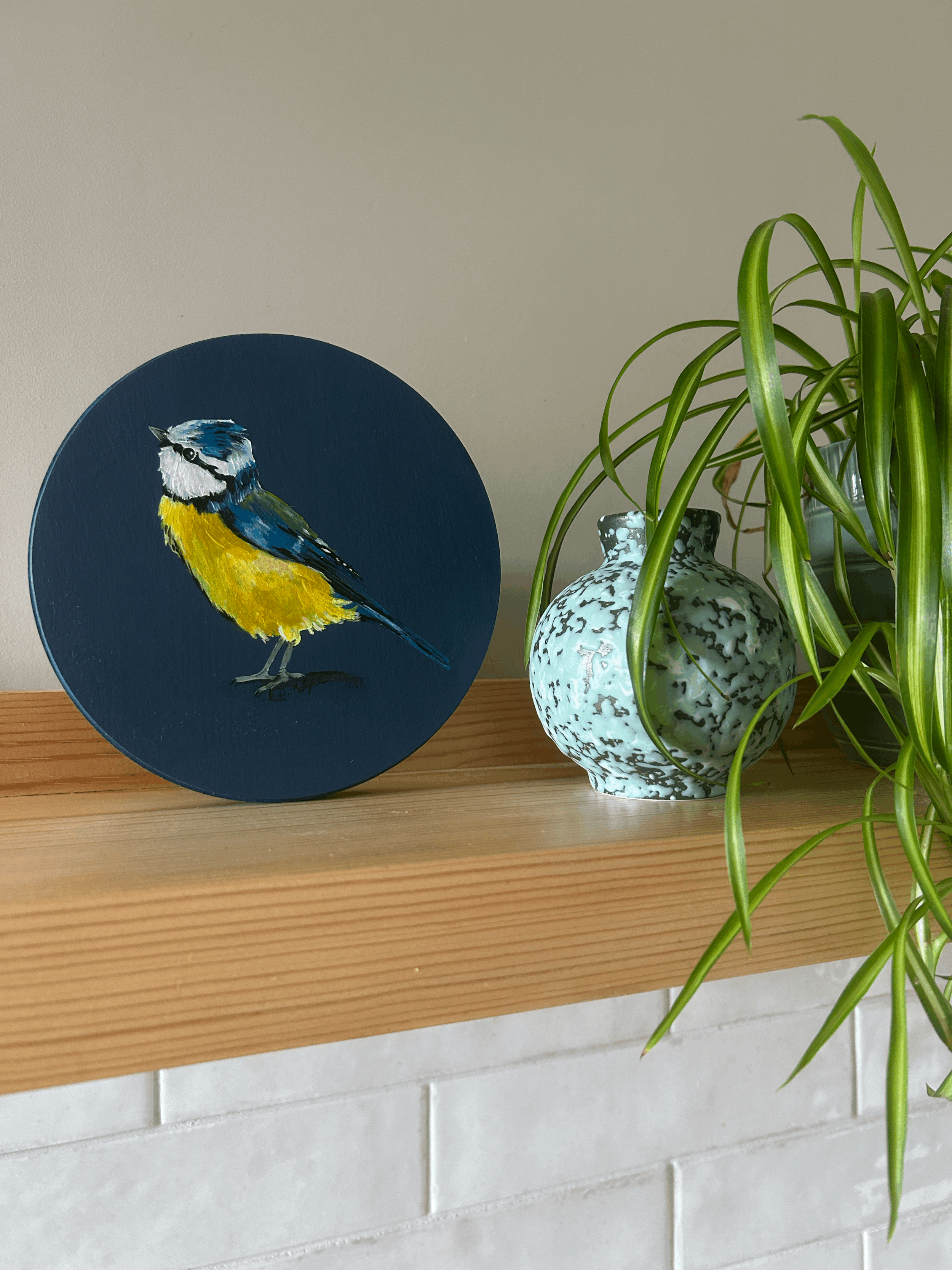 Oval Blue Tit