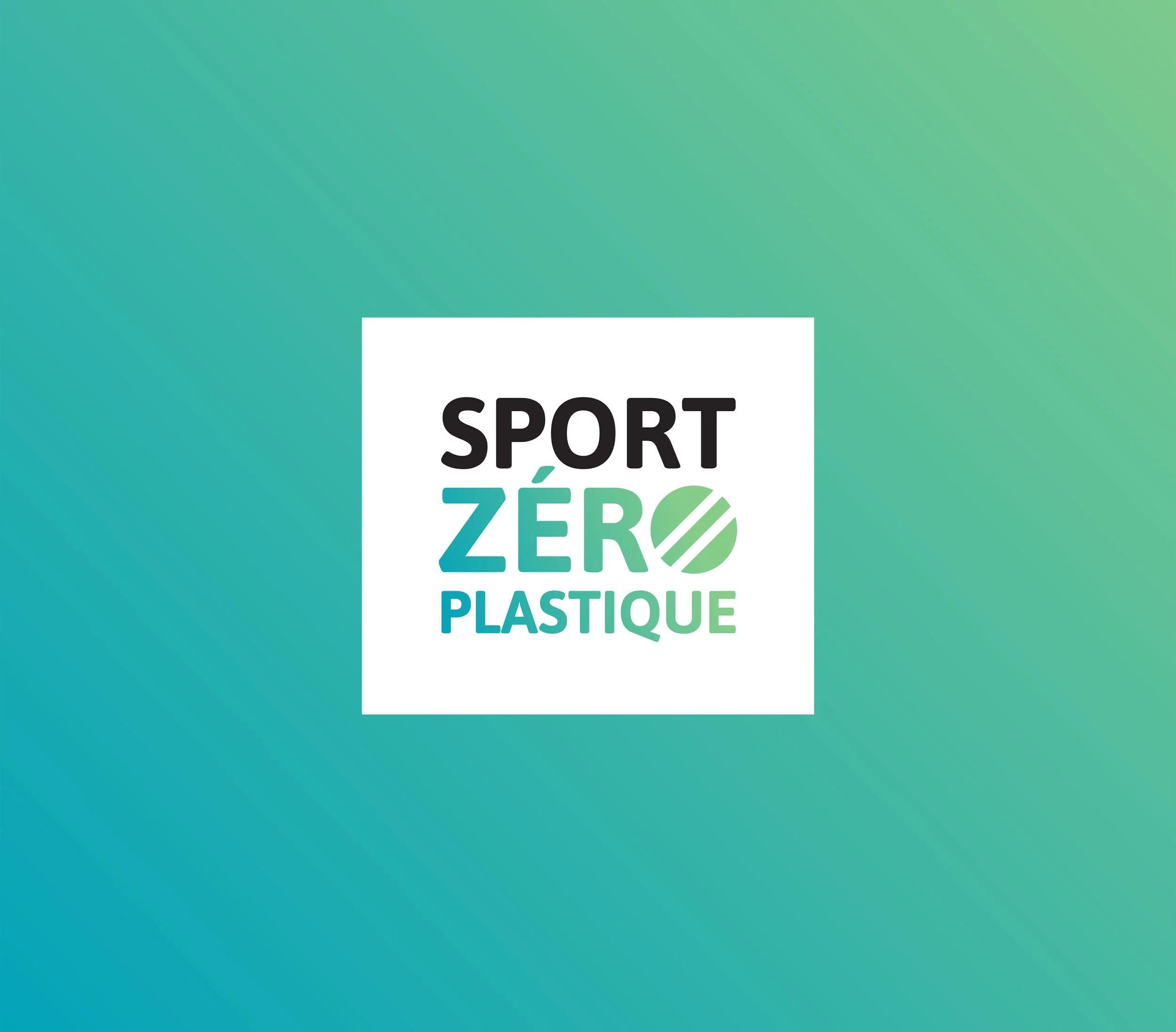 Sport zéro plastique - identité visuelle