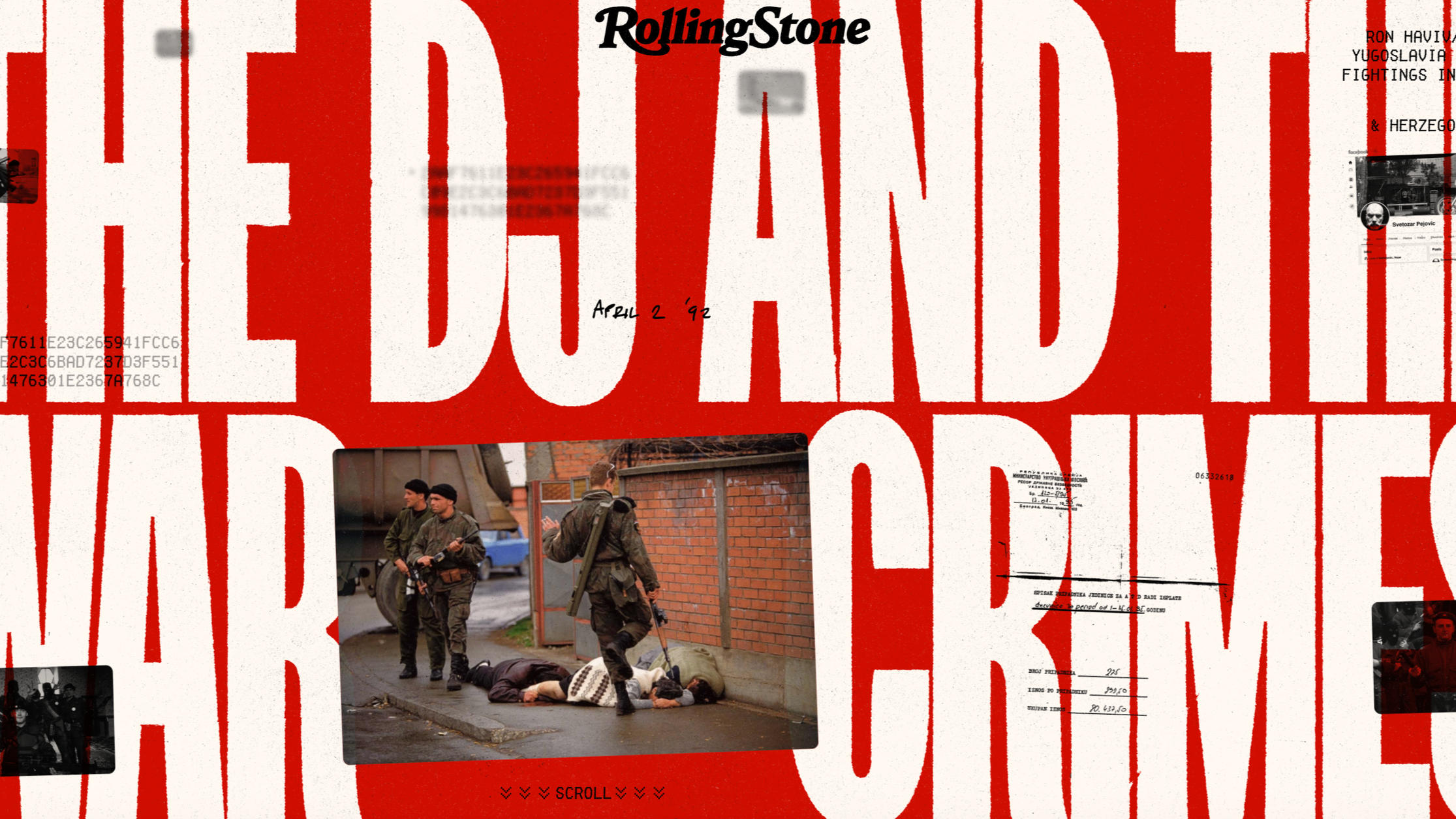 The DJ and the War Crimes