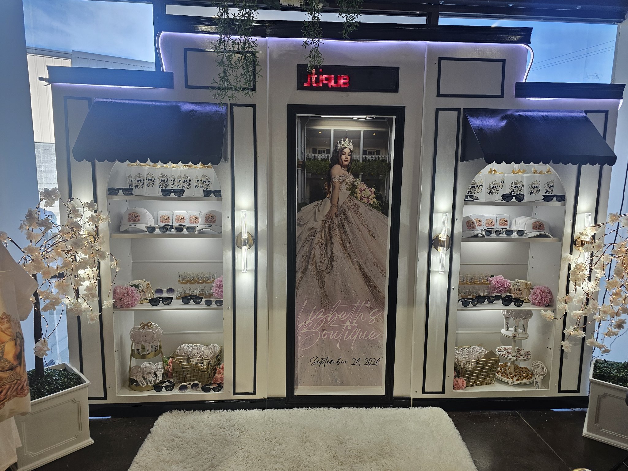 Custom merch store display by Veach's Tennessee Touch, Columbia TN