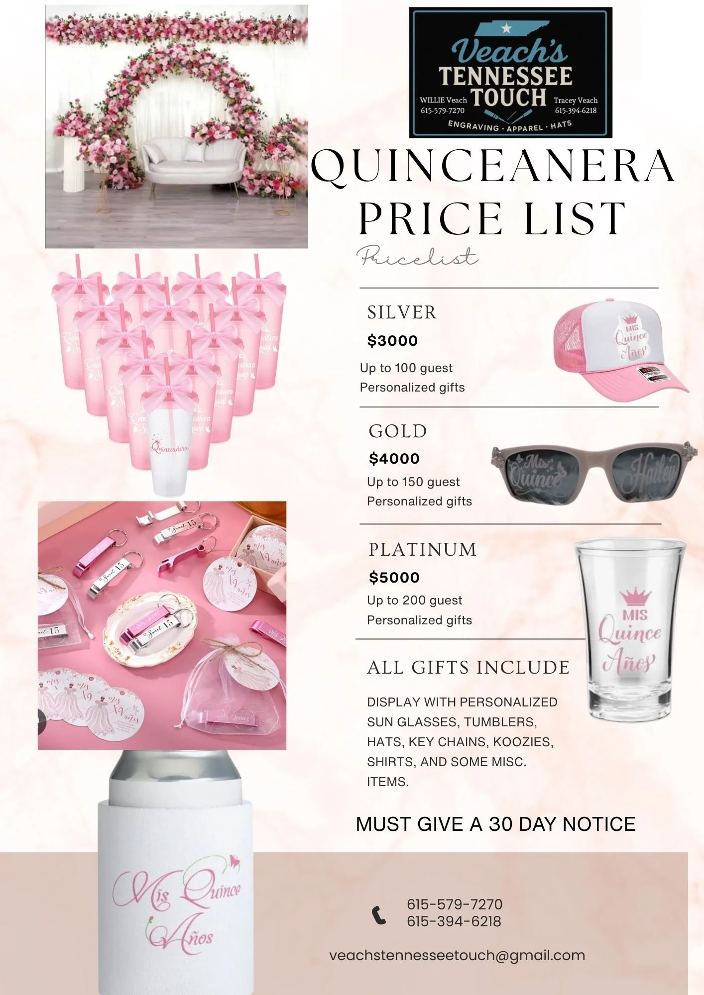 Quinceanera Services