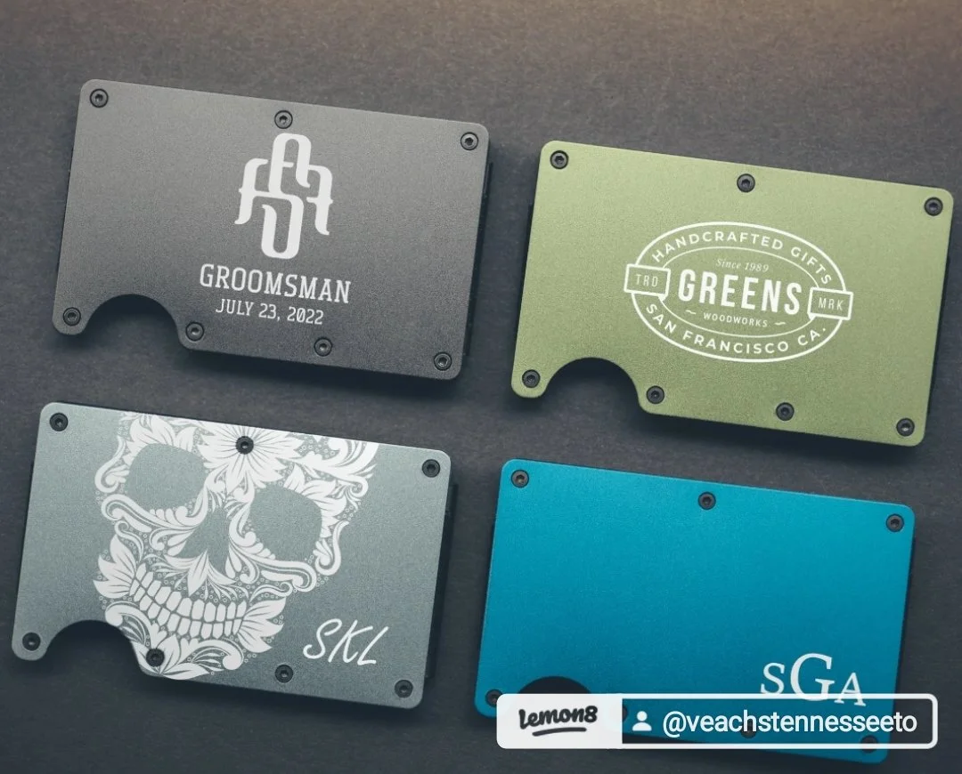 CUSTOM ENGRAVED METAL WALLETS STARTING AT 19.99