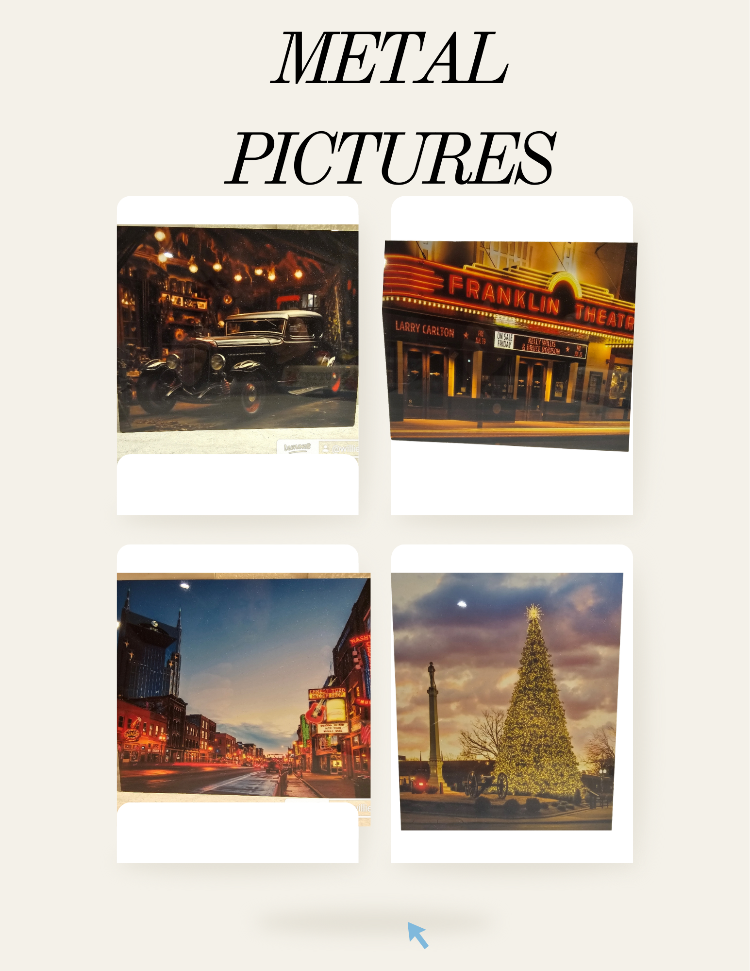 PRINTED METAL PICTURES STARTING AT 29.99