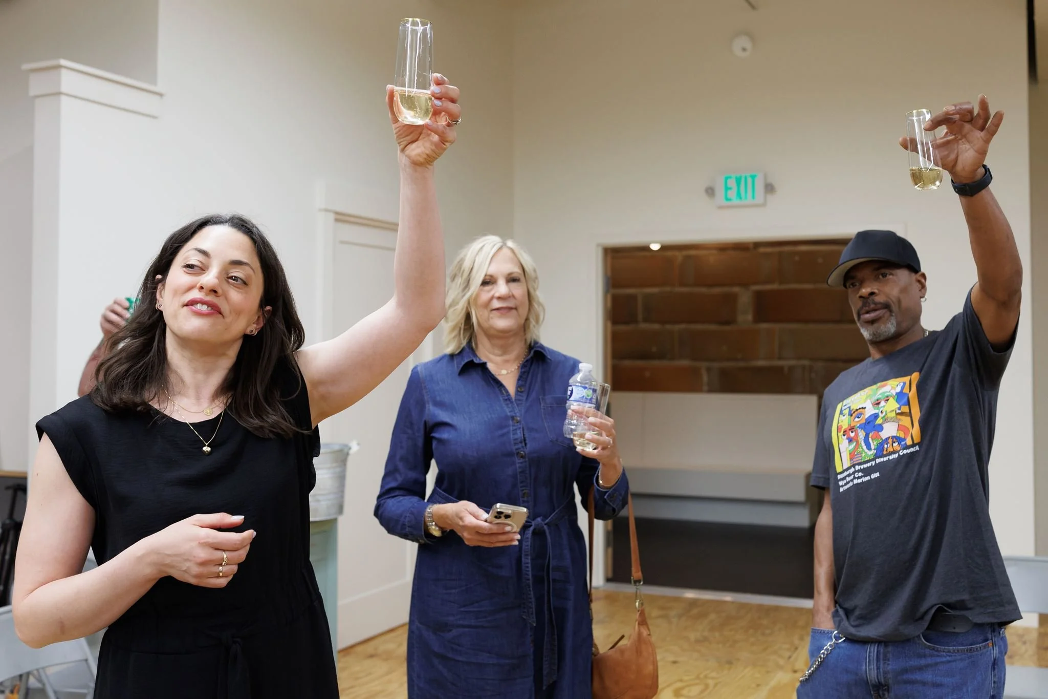 The PinDeck Community of artists organizes events for the public to visit, meet artists, and buy art. This is completely artist-run with no commissions.