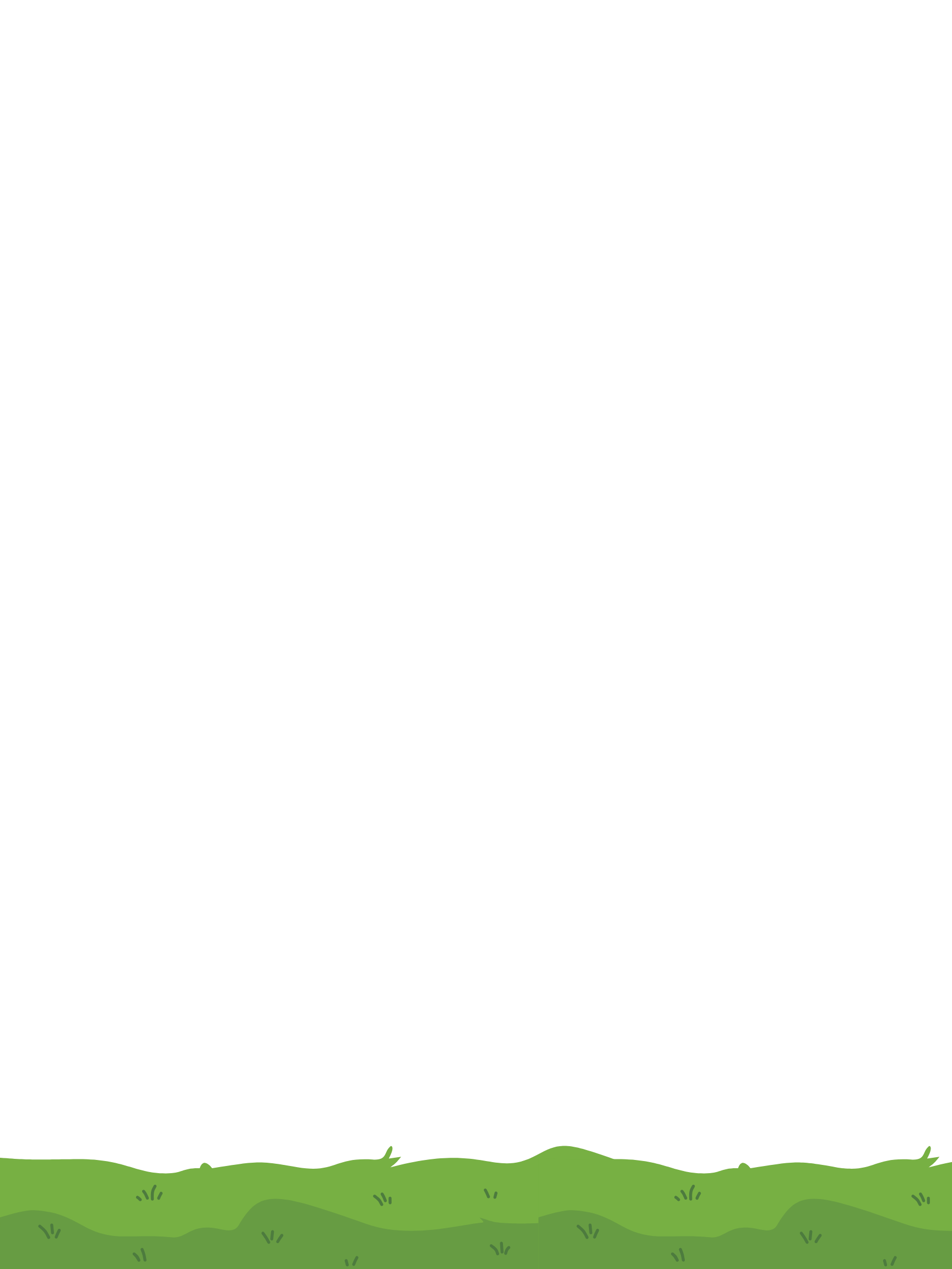 Cartoon image of a basketball hoop and net on a black background, with green grass at the bottom.