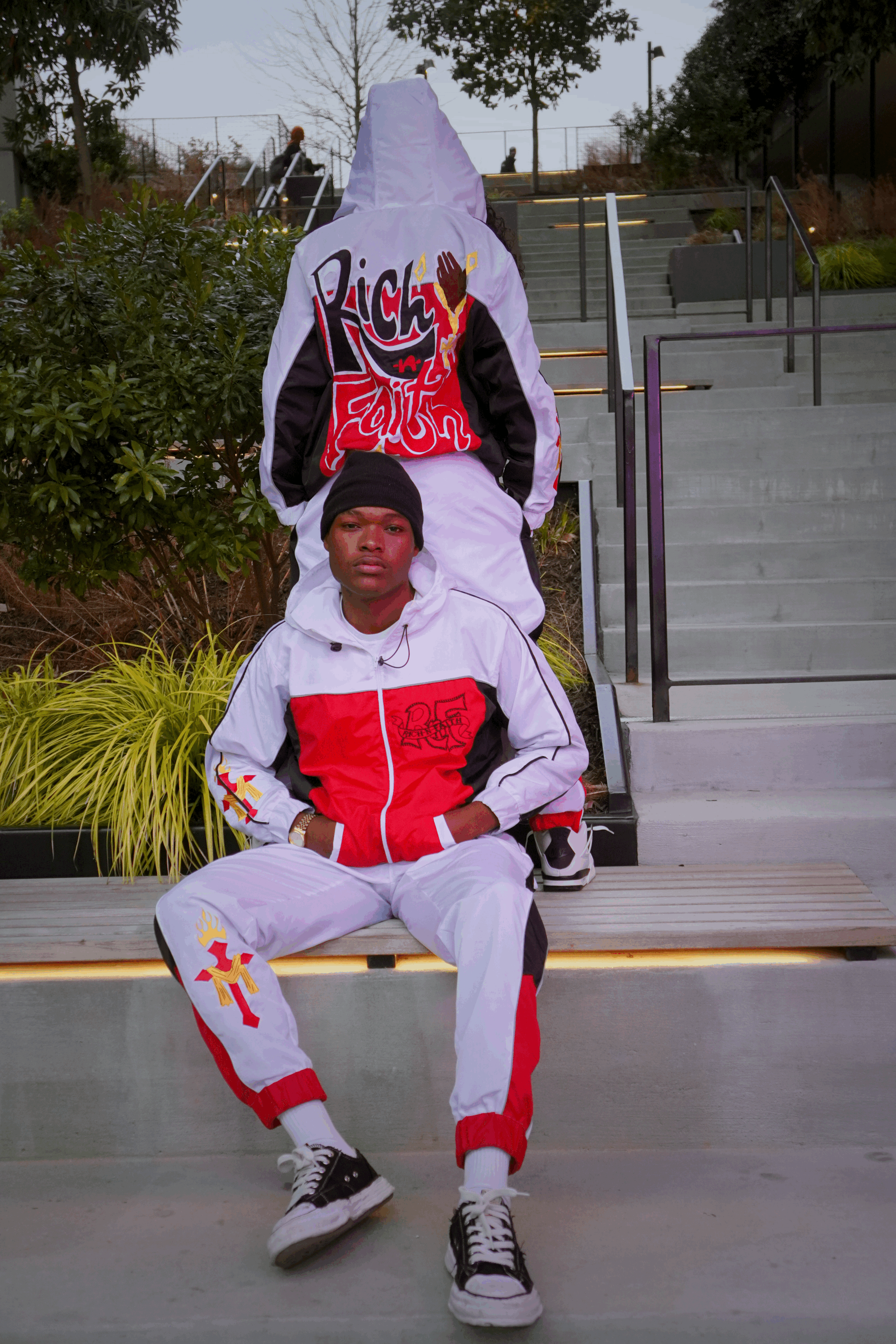 The True Red Faithful Windbreaker Set