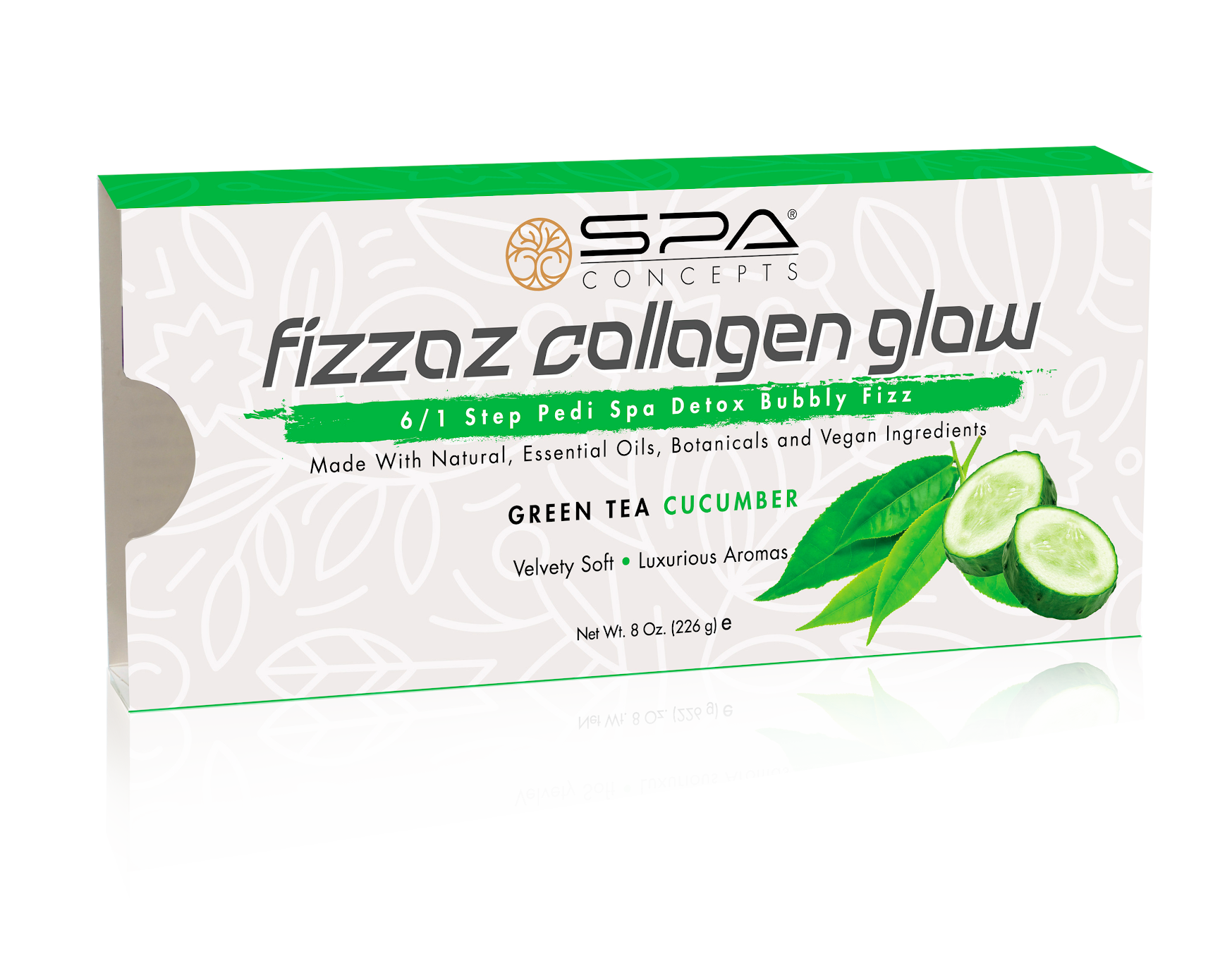 Green Tea Cucumber Fizzaz Collagen Glow