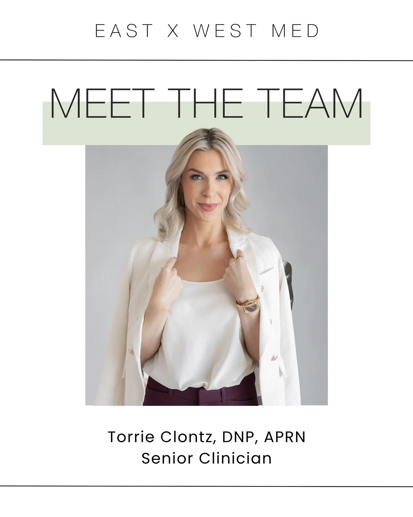 Meet Dr. Torrie Clontz, DNP, APRN, FNP-BC, Menopause Society Certified Practitioner, and women&rsquo;s health, regenerative and longevity medicine expert.

With over 14 years of experience and a doctorate from UNLV, Dr. Torrie leads her own West Coas