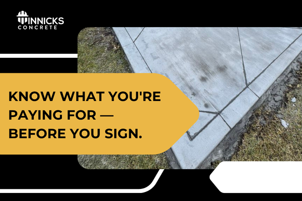 What's Actually in a Concrete Quote? How to Compare Bids Without Getting Burned
