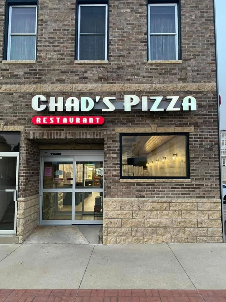 Chads Pizza |
108 1st Ave West |
563-875-2483 |
Chad’s Famous Pizza, Chicken, Sandwiches,
Lunch Buffet 11 am-1 pm